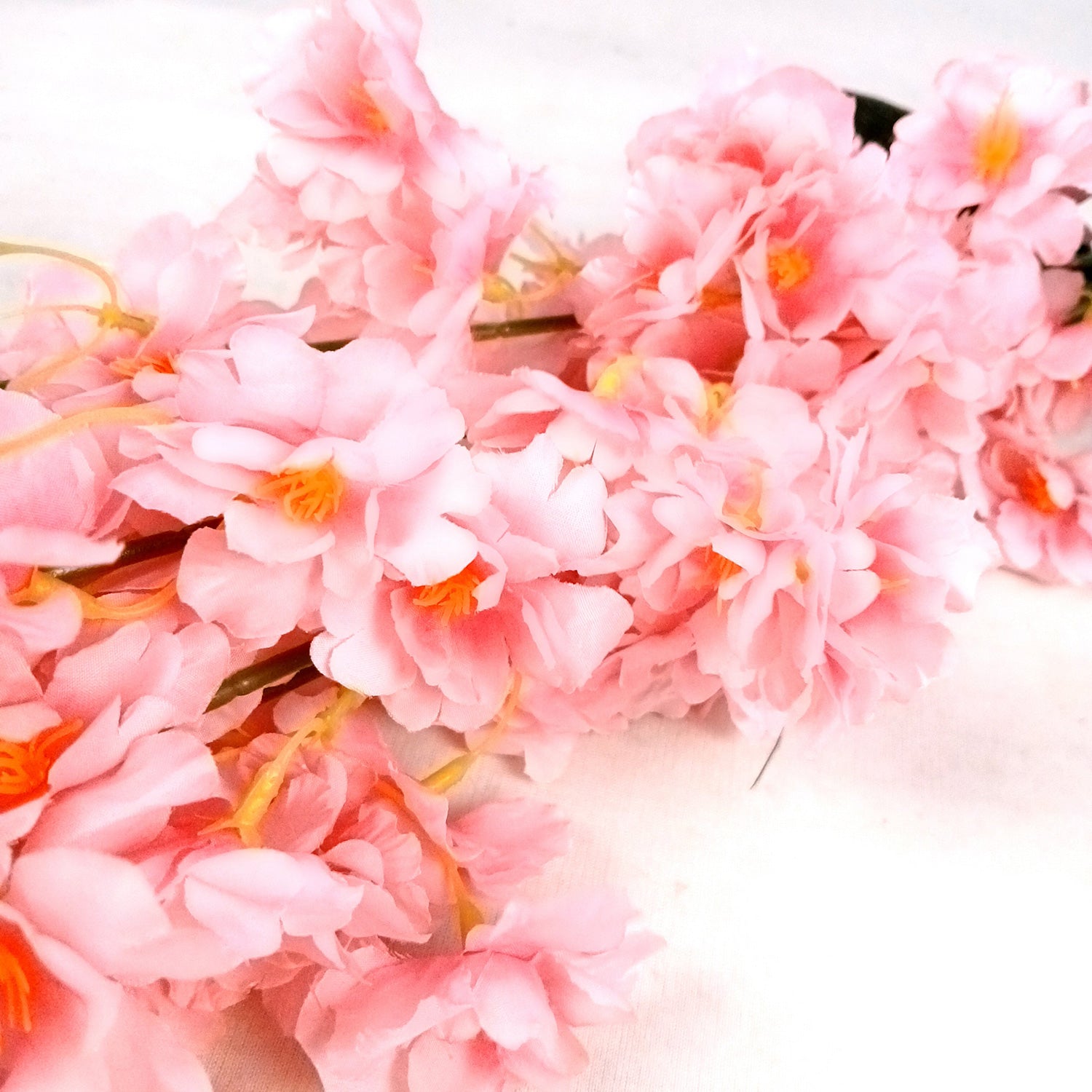 Artificial Flower Orchids Bouquets | Faux Flowers Bunch - for Table Vase, Pot, Home Decor, Living Room, Side Table Centerpiece - 26 Inch - Apkamart #Colour_Pink