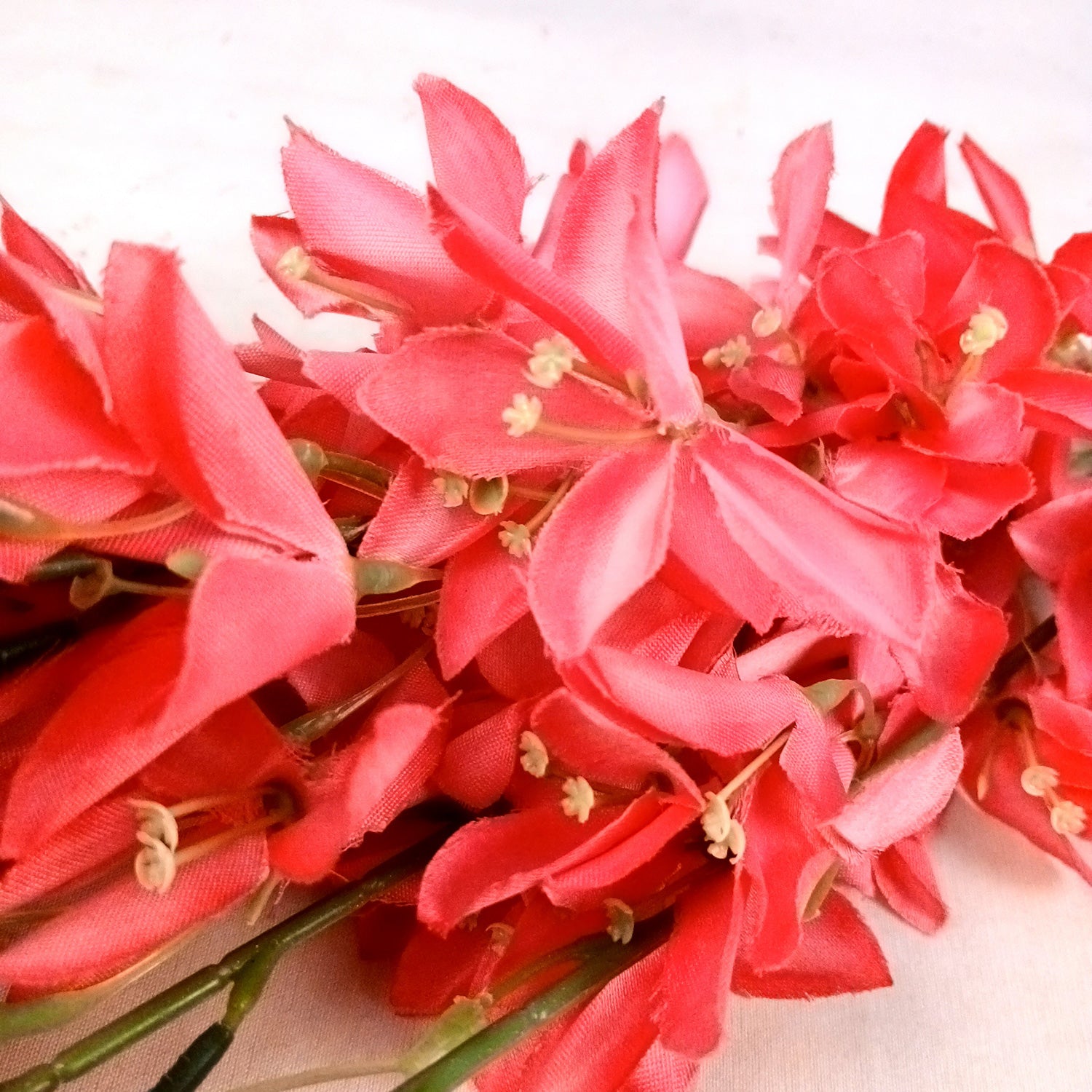 Artificial Flowers Gladiolus Bunches for Vase Pot | Faux Flowers Stem - for Home Decor Living Room Side Table - 26 Inch - Apkamart #Colour_Pink