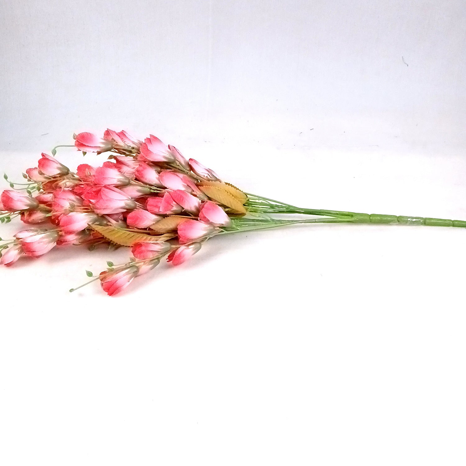 Artificial Flowers | Faux Tulips Flowers Bunch - for Home Decor, Office Corner, Living Room, Side Table, Centerpiece - 27 Inch - Apkamart #Colour_Pink