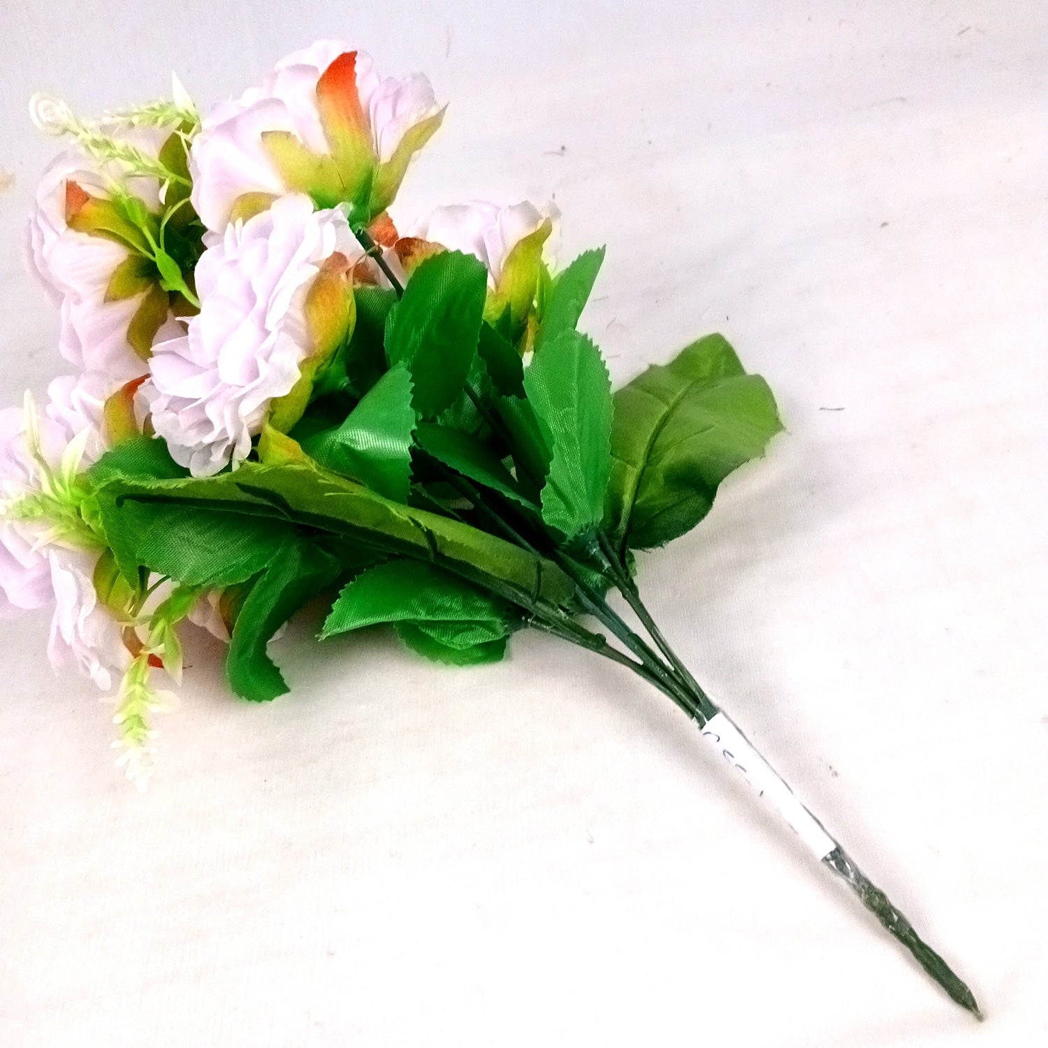 Artificial Flowers Rose Sticks | Faux Flowers Bunch - for Home Decor, Living Room, Wedding & Party Decoration (Vase Not Included) - 15 Inch - Apkamart #Colour_Purple