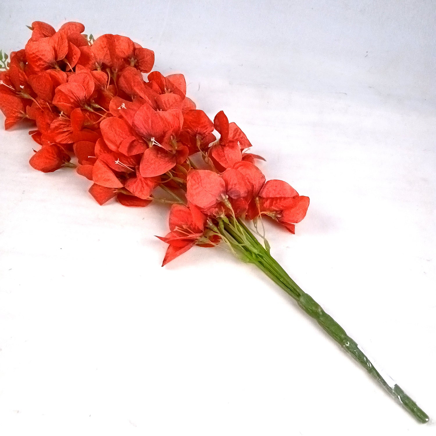 Artificial Flower Orchids Sticks Bouquet | Fake Flowers Bunch - For Vase, Pot, Home, Bedroom, Balcony, Office Corner - 26 Inch - Apkamart #Colour_Red