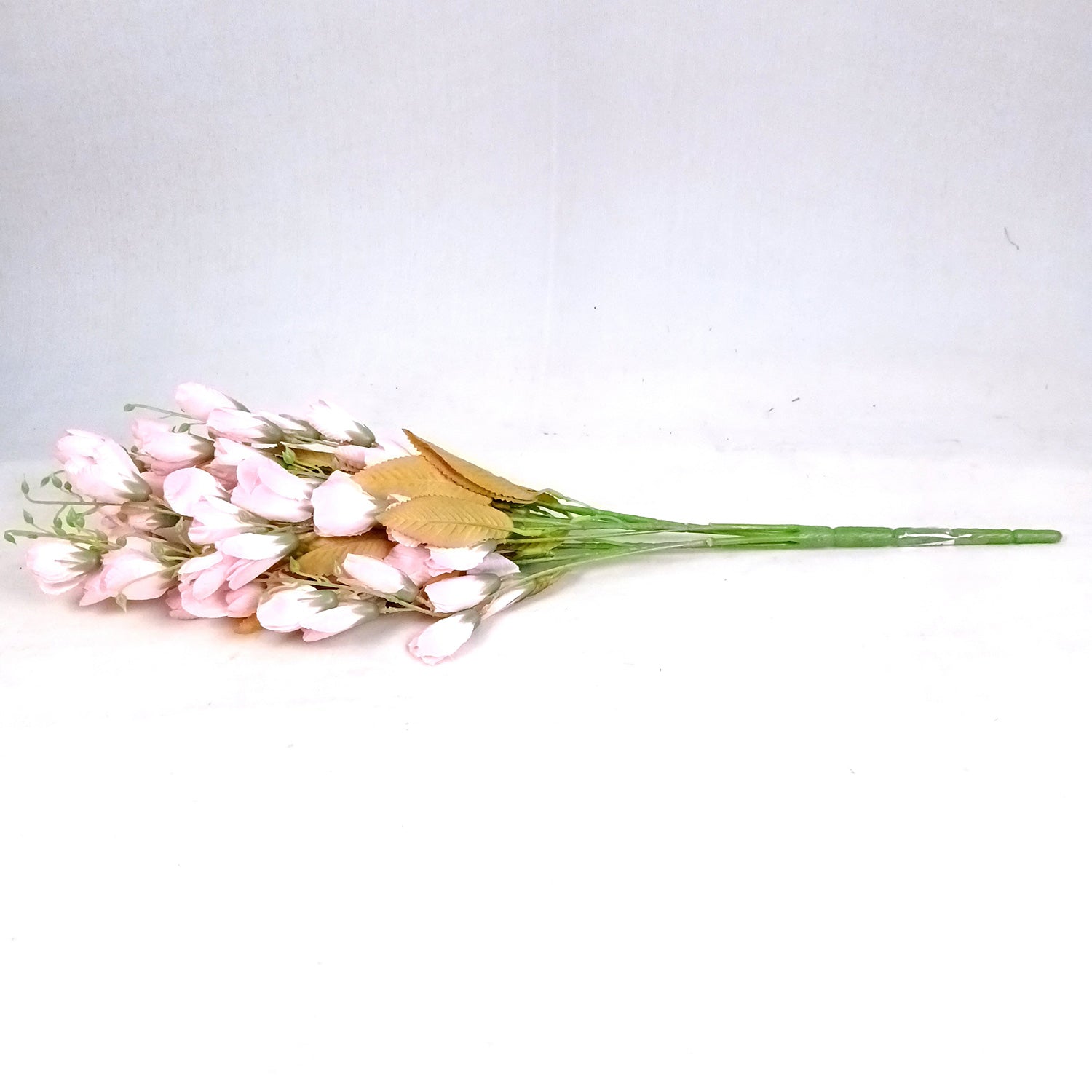 Artificial Flower Tulips Bouquet | Faux Flowers Bunch - for Table Vase, Pot, Home Decor, Living Room, Side Table Centerpiece - 27 Inch - Apkamart #Colour_Pink