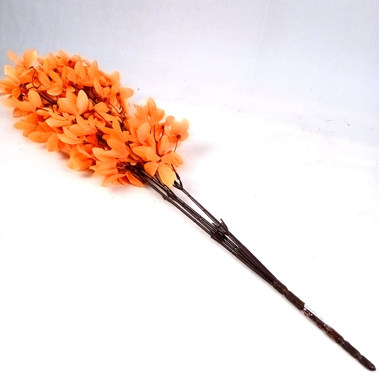 Artificial Flowers | Faux Flowers Bunch - for Home Decor, Living Room, Side Table, Centerpiece - 29 Inch - Apkamart #Colour_Orange