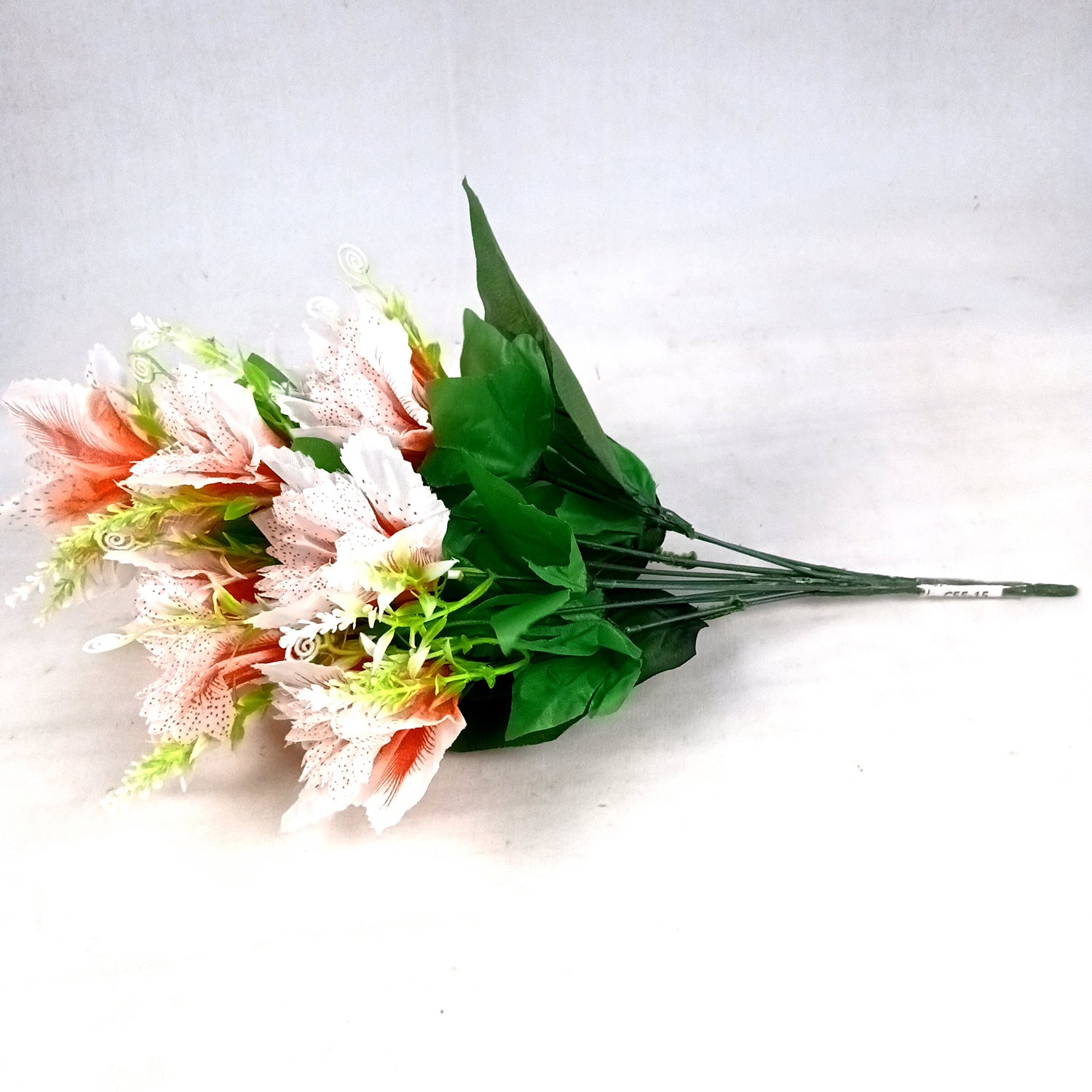 Artificial Flower Bouquets | Faux Flowers Bunch - for Table Vase, Pot, Home Decor, Living Room, Side Table Centerpiece - 18 Inch - Apkamart #Colour_Pink