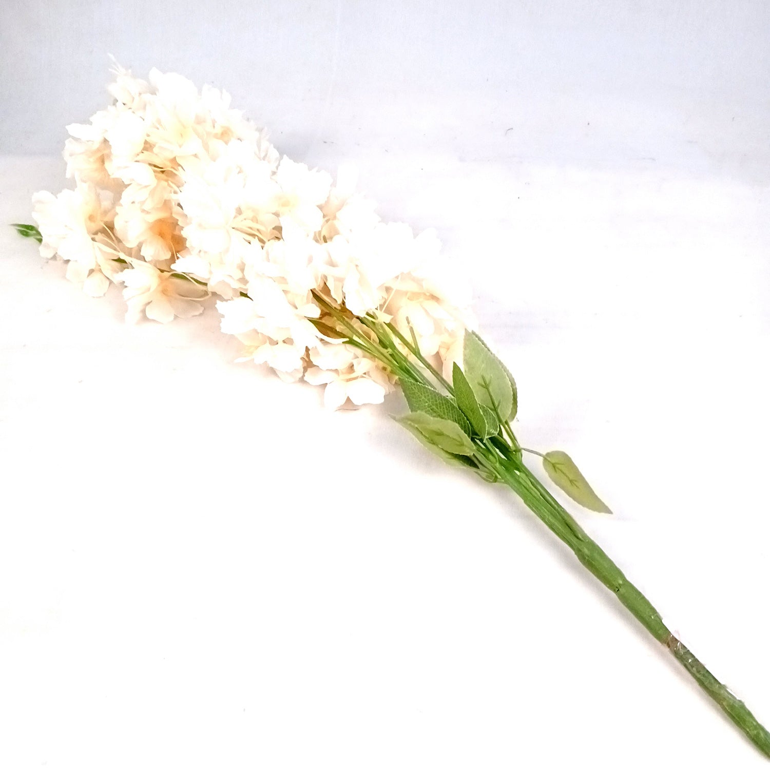 Artificial Flower Orchids Bouquets | Faux Flowers Bunch - for Table Vase, Pot, Home Decor, Living Room, Side Table Centerpiece - 26 Inch - Apkamart #Colour_Cream