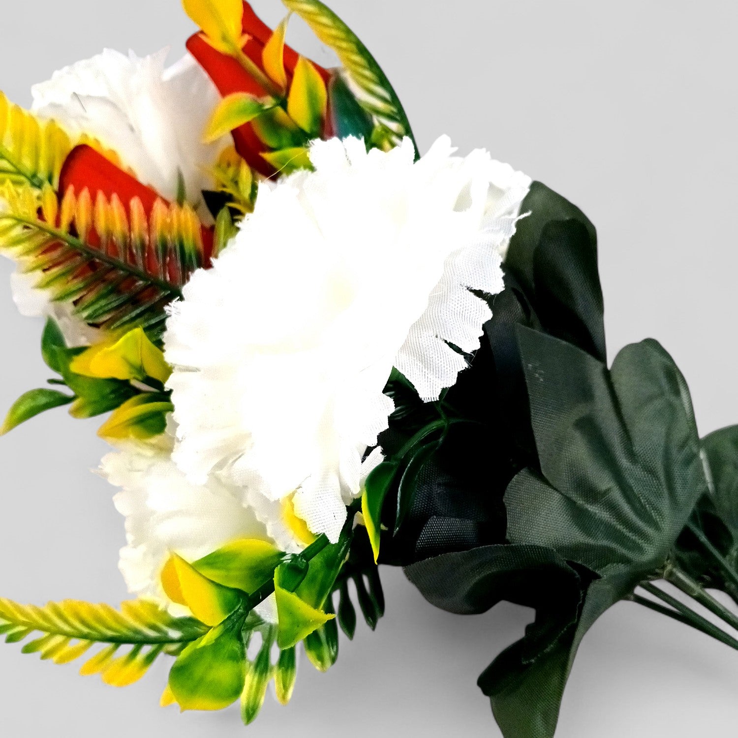 Artificial Flowers Bunches for Vase Pot | Faux Flowers Stem - for Home Decor, Living Room, Office & Festivals Decoration (Vase Not Included) - 13 Inch - Apkamart