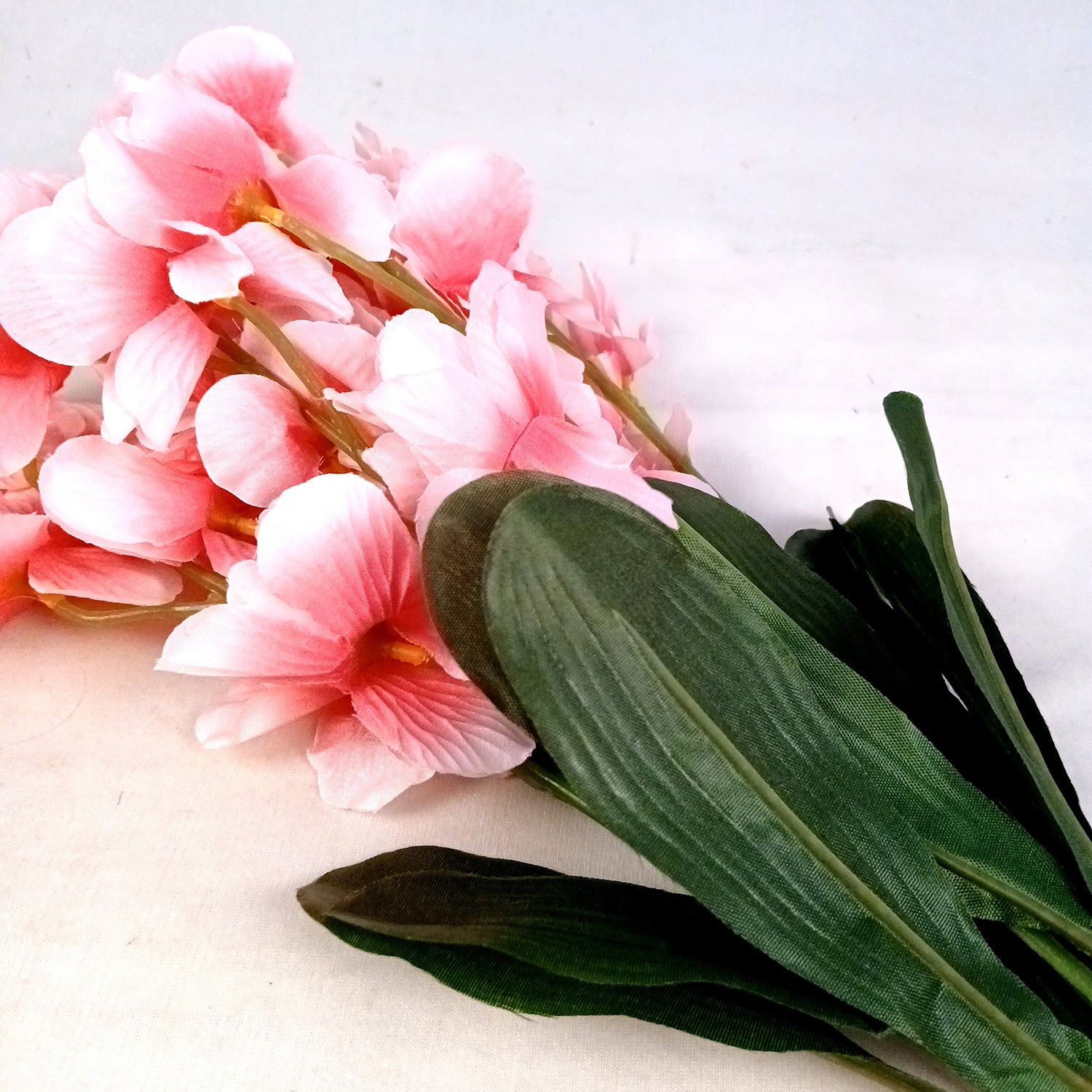 Artificial Orchids Flower Bouquets | Fake Flowers Bunch - For Vase, Pot, Home, Bedroom, Balcony, Office Corner, Living Room - 22 Inch - Apkamart #Colour_Multicolor