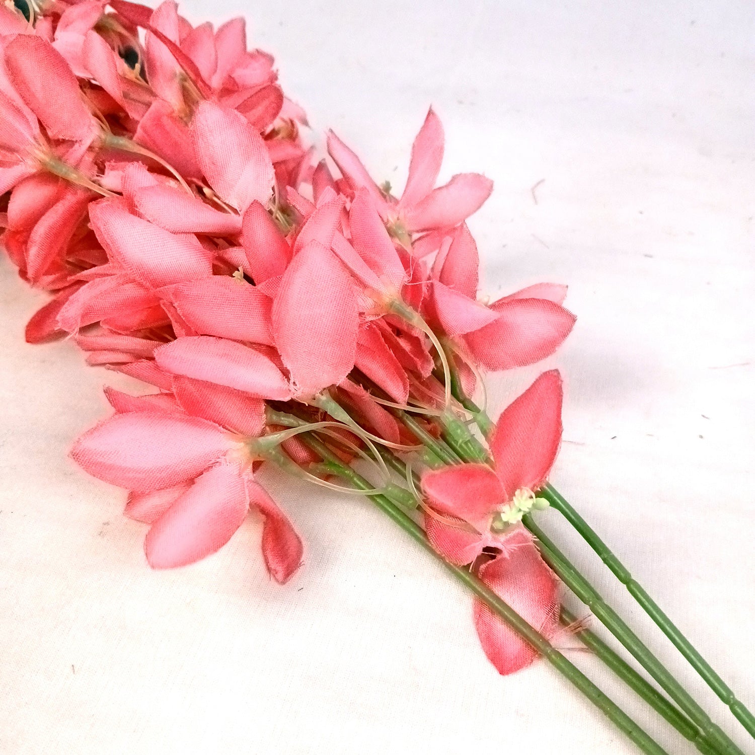 Artificial Flowers Gladiolus Bunches for Vase Pot | Faux Flowers Stem - for Home Decor Living Room Side Table - 26 Inch - Apkamart #Colour_Pink