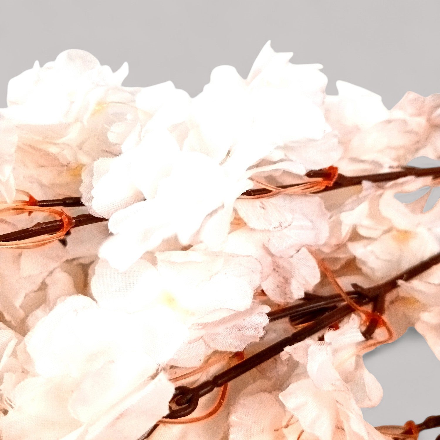 Artificial Flower Bouquets - Cherry Blossom | Faux Flowers Sticks / Bunch - for Table Vase, Home Decor, Living Room, Side Table Centerpiece - 21 Inch - Apkamart #Style_Design 1