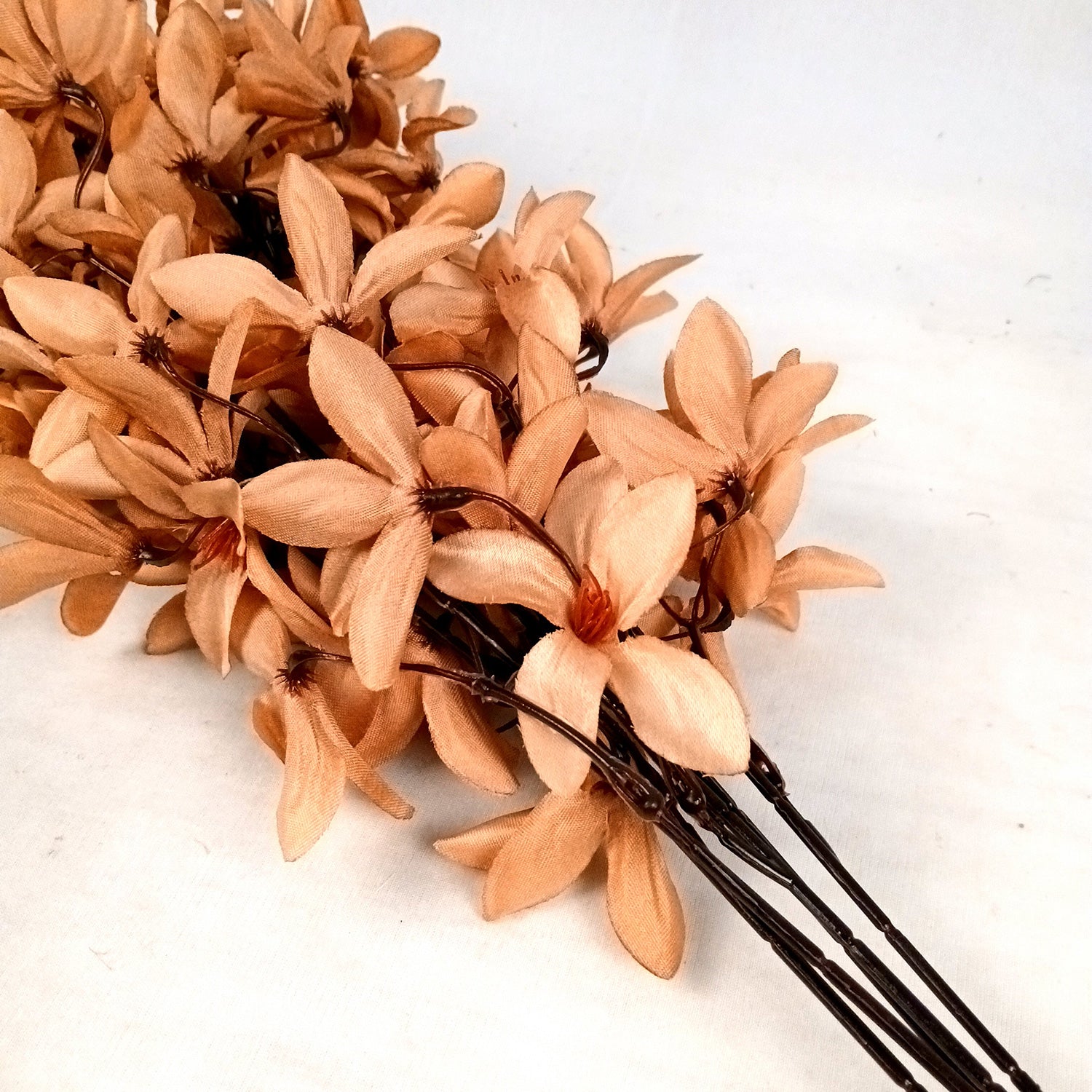 Artificial Flowers | Faux Flowers Bunch - for Home Decor, Living Room, Side Table, Centerpiece - 29 Inch - Apkamart #Colour_Brown