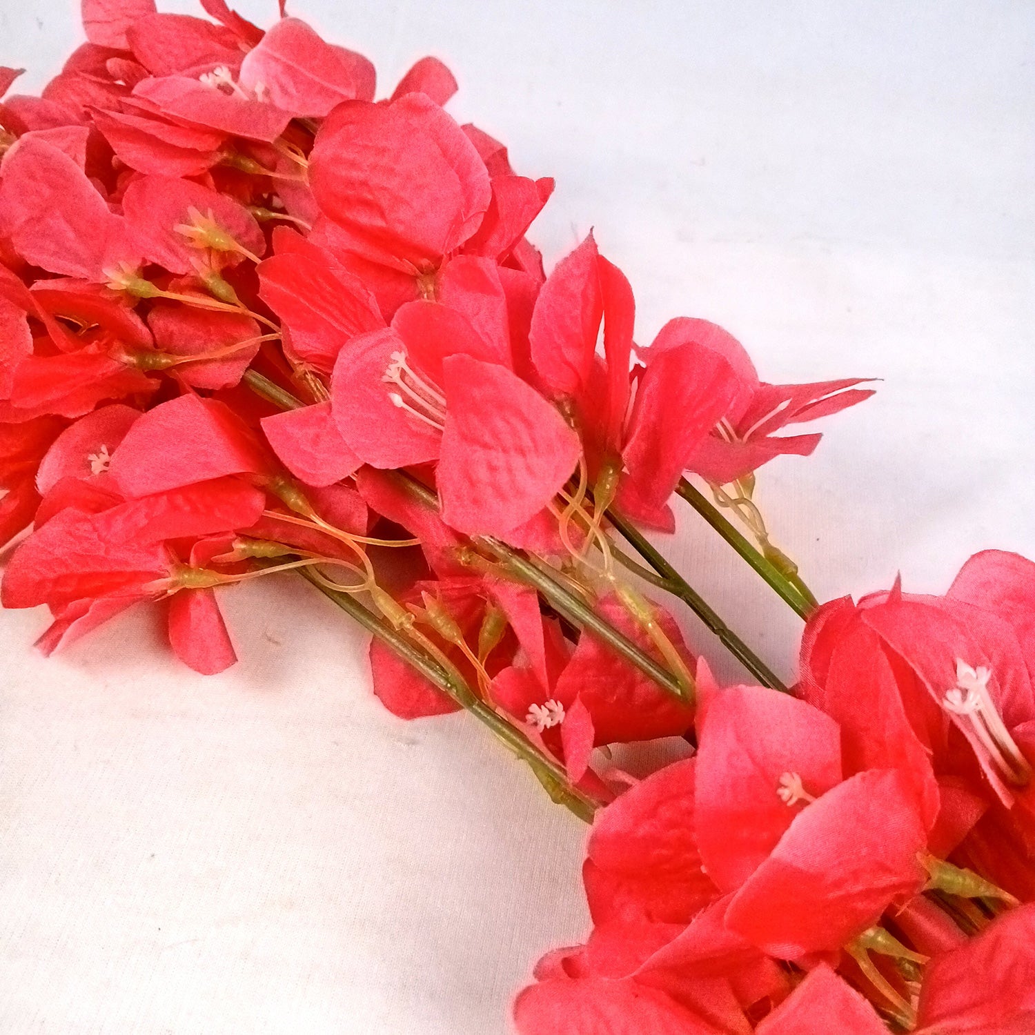 Artificial Flower Bouquet | Fake Orchids Flowers Bunch - For Vase, Pot, Home, Bedroom, Balcony, Office Corner - 26 Inch - Apkamart #Colour_Pink