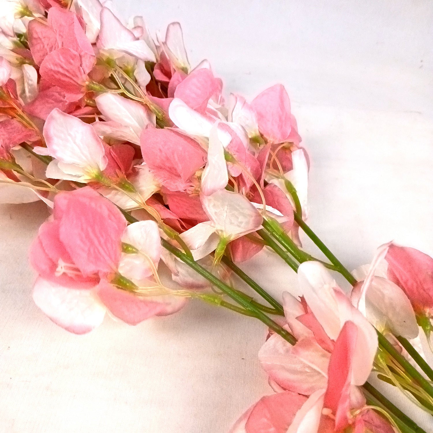 Artificial Flower Bouquet | Fake Orchids Flowers Bunch - For Vase, Pot, Home, Bedroom, Balcony, Office Corner - 26 Inch - Apkamart #Colour_Multicolor