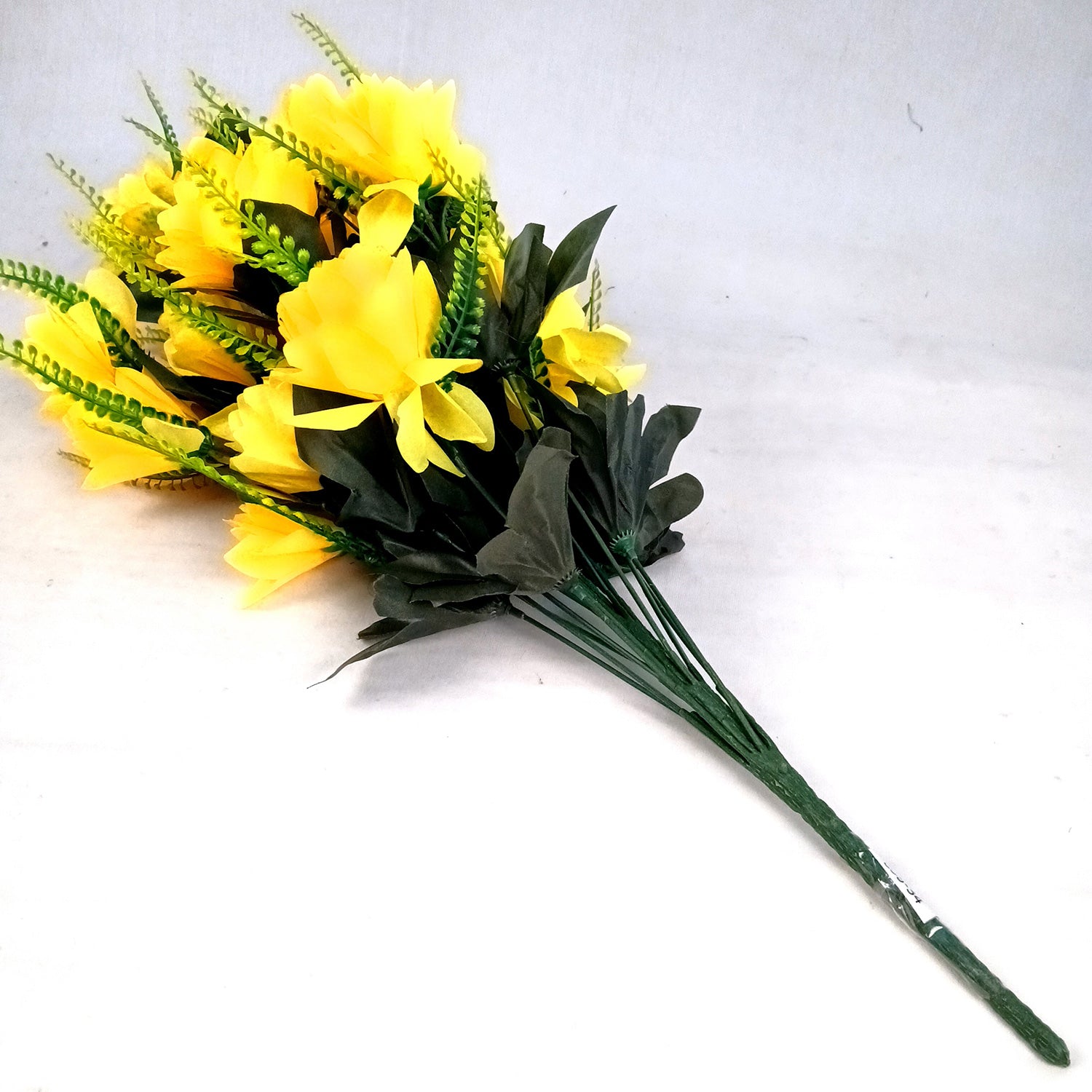 Artificial Flowers Bunches for Vase Pot | Faux Flowers Sticks - for Home Decor Living Room Side Table Centerpiece - 27 Inch - Apkamart #Colour_Yellow