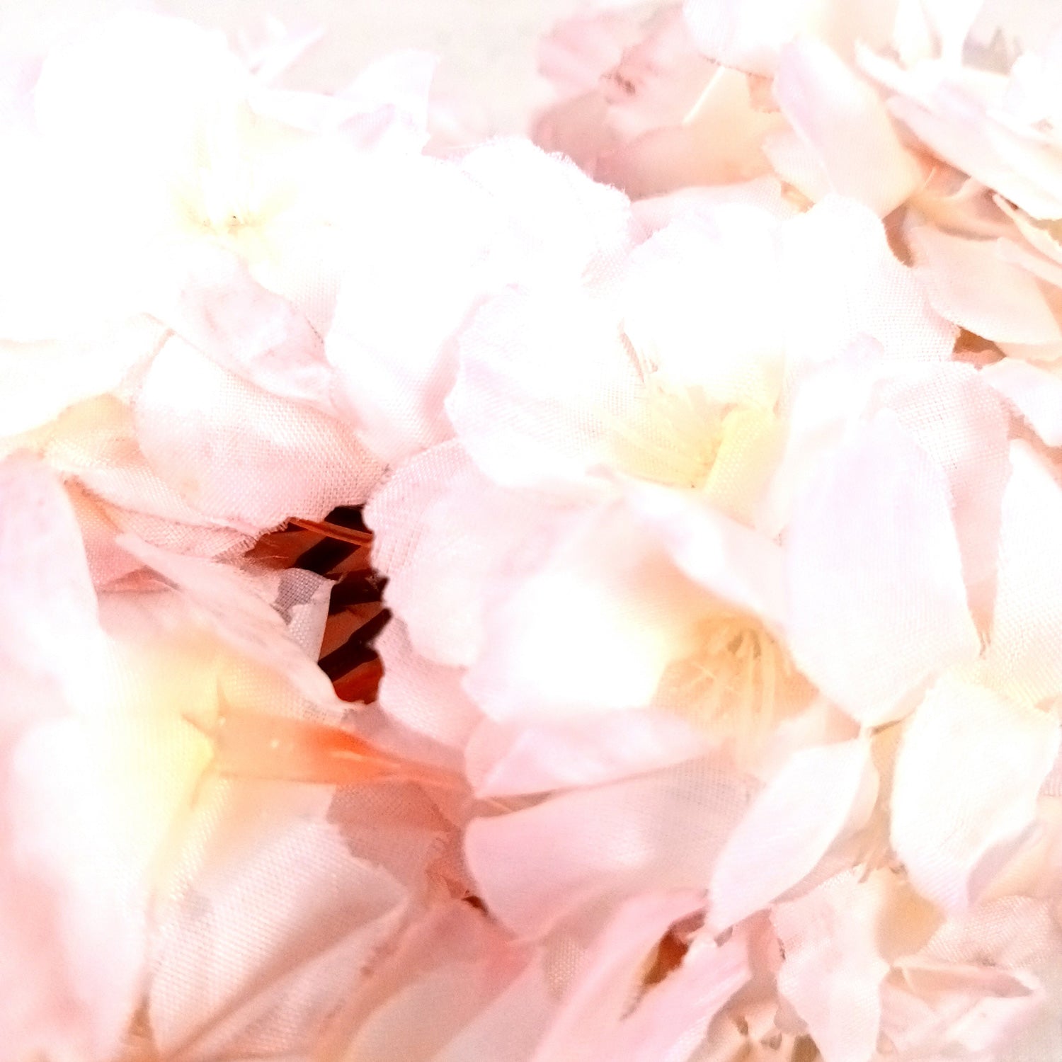 Artificial Flower Cherry Blossom Bouquets | Faux Flowers Bunch - for Table Vase, Pot, Home Decor, Living Room, Side Table Centerpiece - 21 Inch - Apkamart #Style_Design 1