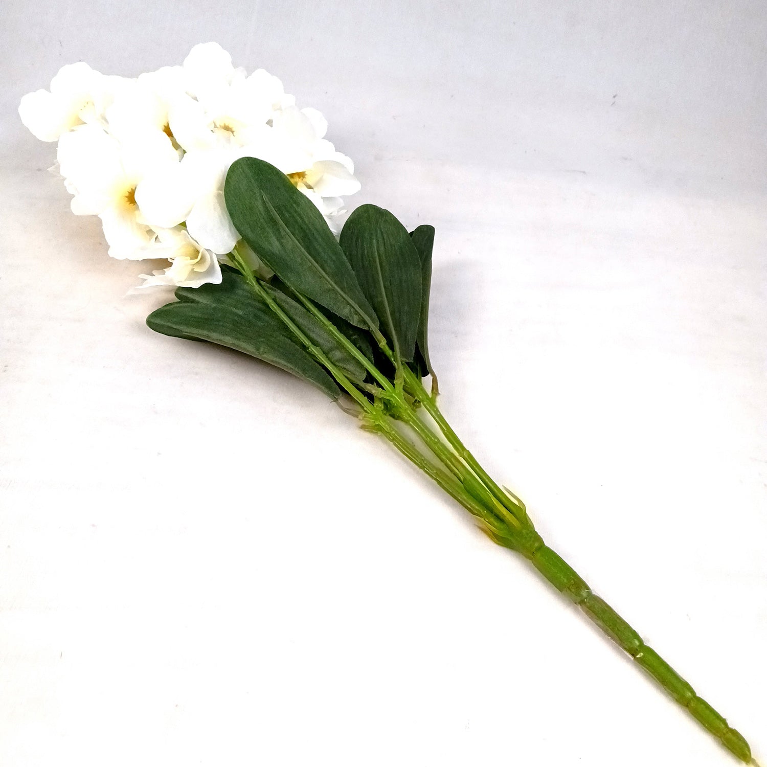 Artificial Orchids Flower Bouquets | Fake Flowers Bunch - For Vase, Pot, Home, Bedroom, Balcony, Office Corner, Living Room - 22 Inch - Apkamart #Colour_White