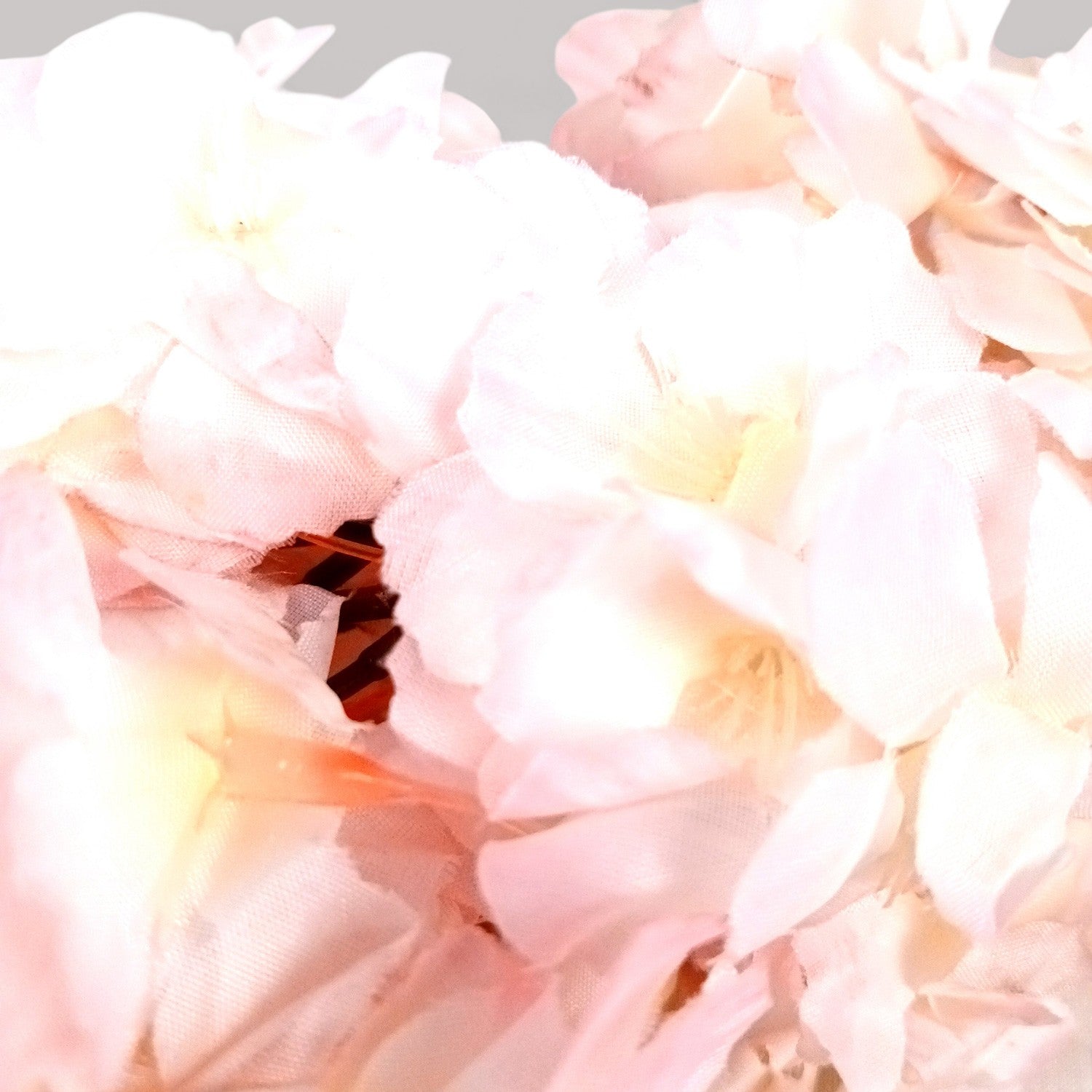 Artificial Flower Cherry Blossom Bouquets | Faux Flowers Bunch - for Table Vase, Pot, Home Decor, Living Room, Side Table Centerpiece - 21 Inch - Apkamart #Style_Design 1