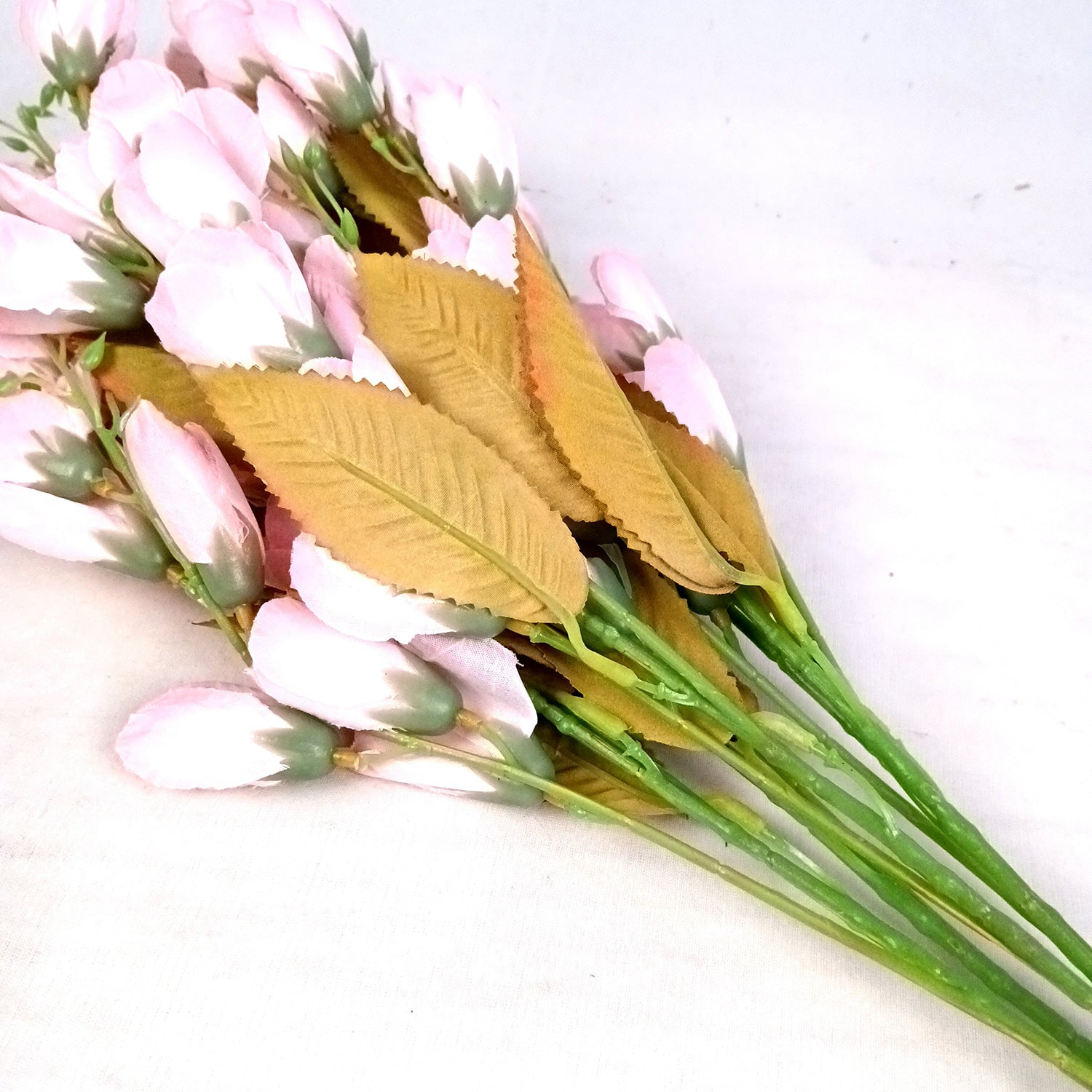 Artificial Flower Tulips Bouquet | Faux Flowers Bunch - for Table Vase, Pot, Home Decor, Living Room, Side Table Centerpiece - 27 Inch - Apkamart #Colour_Pink