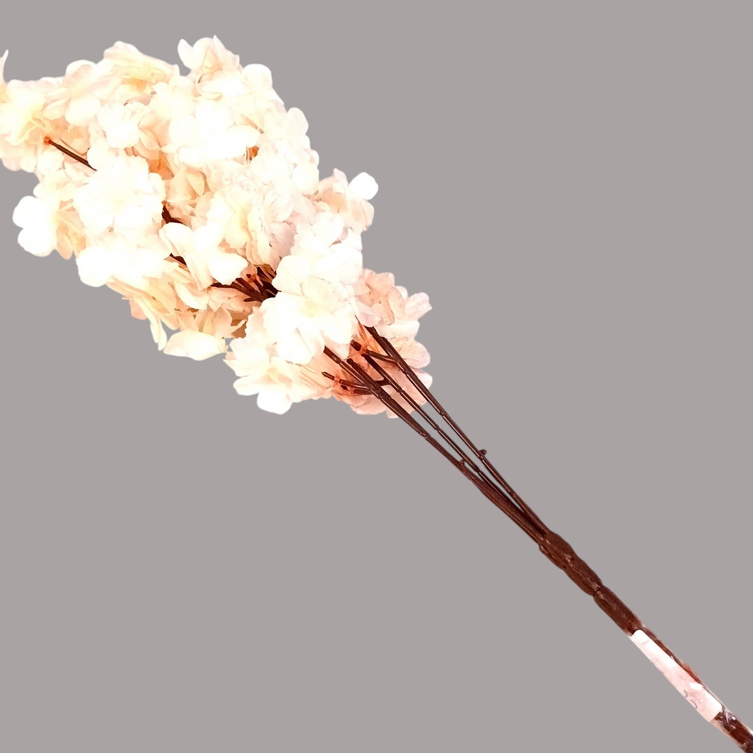 Artificial Flower Bouquets - Cherry Blossom | Faux Flowers Sticks / Bunch - for Table Vase, Home Decor, Living Room, Side Table Centerpiece - 21 Inch - Apkamart #Style_Design 2