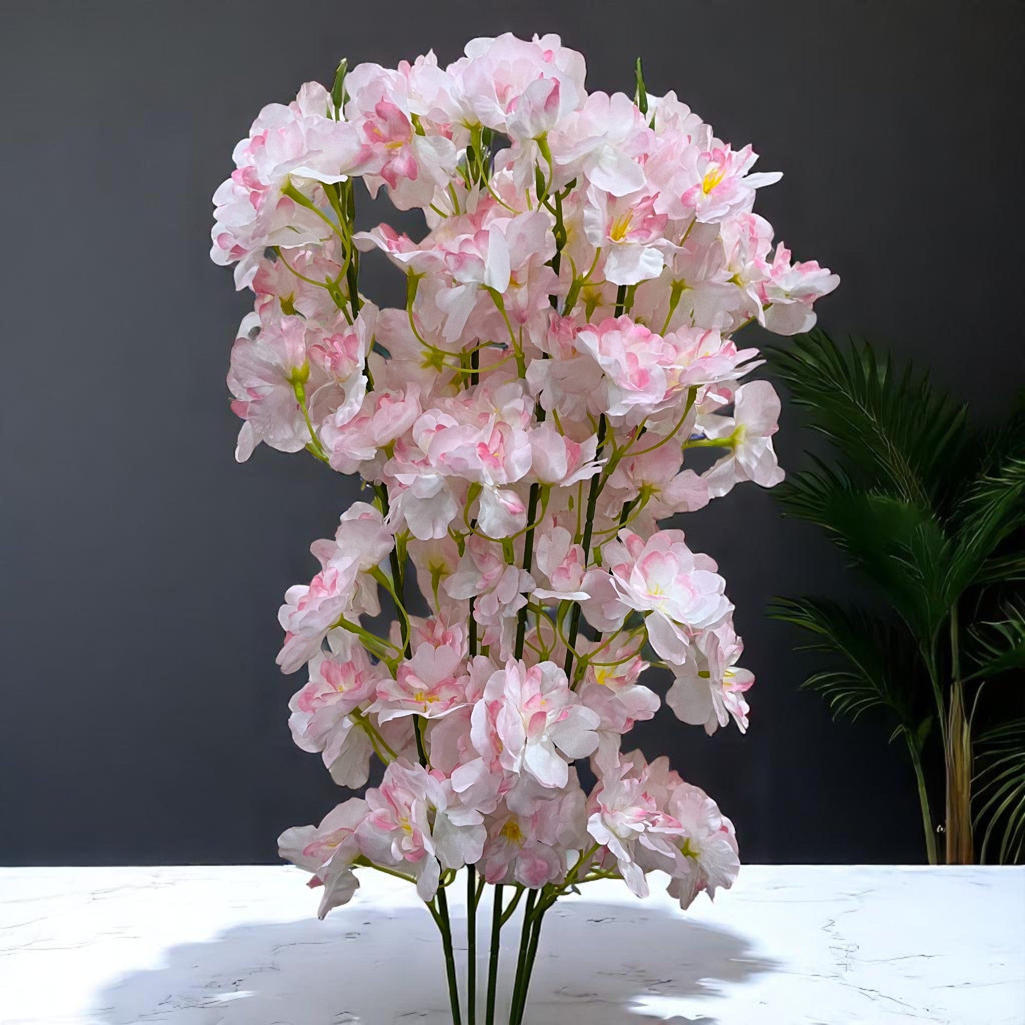 Artificial Flower Orchids Bouquets | Faux Flowers Bunch - for Table Vase, Home Decor, Living Room, Side Table Centerpiece - 26 Inch - Apkamart #Style_Design 3