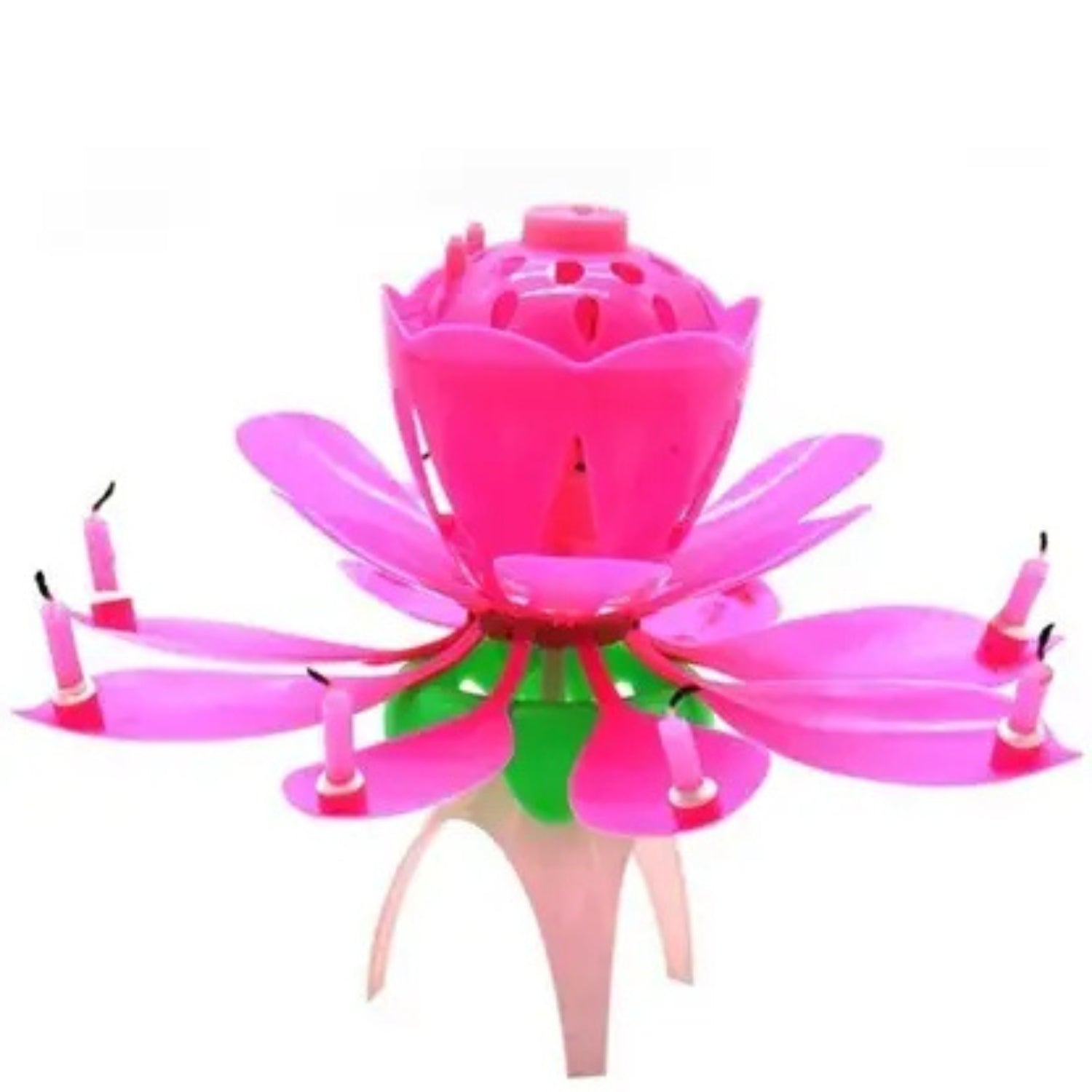 Lotus Birthday Candle Decorative Kids Cake - 5 Inch