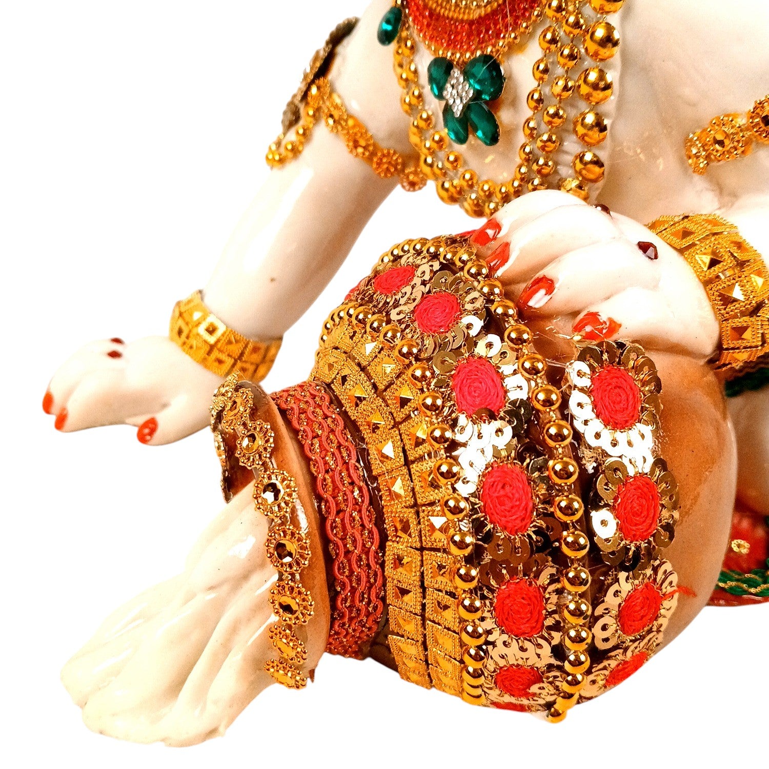 Bal Gopal Krishna Statue | Laddu Gopal dol for Home, Pooja Room & Vastu | Religious Table Decor & Diwali Gift - 13 Inch - Apkamart