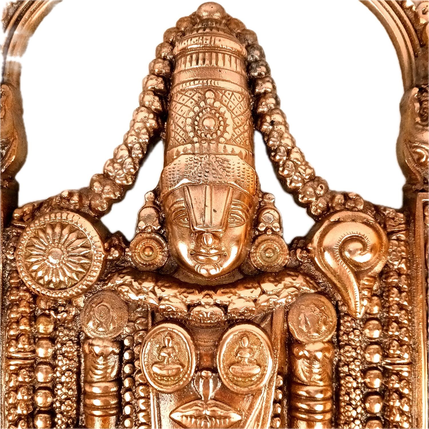 Lord Balaji Wall Hanging Statue For Big Walls | Tirupati Balaji/Shri Venkateswara Large Idol - for Home & Wall Decor, Entrance, Living Room, Office & Gifts - 27 Inch - Apkamart