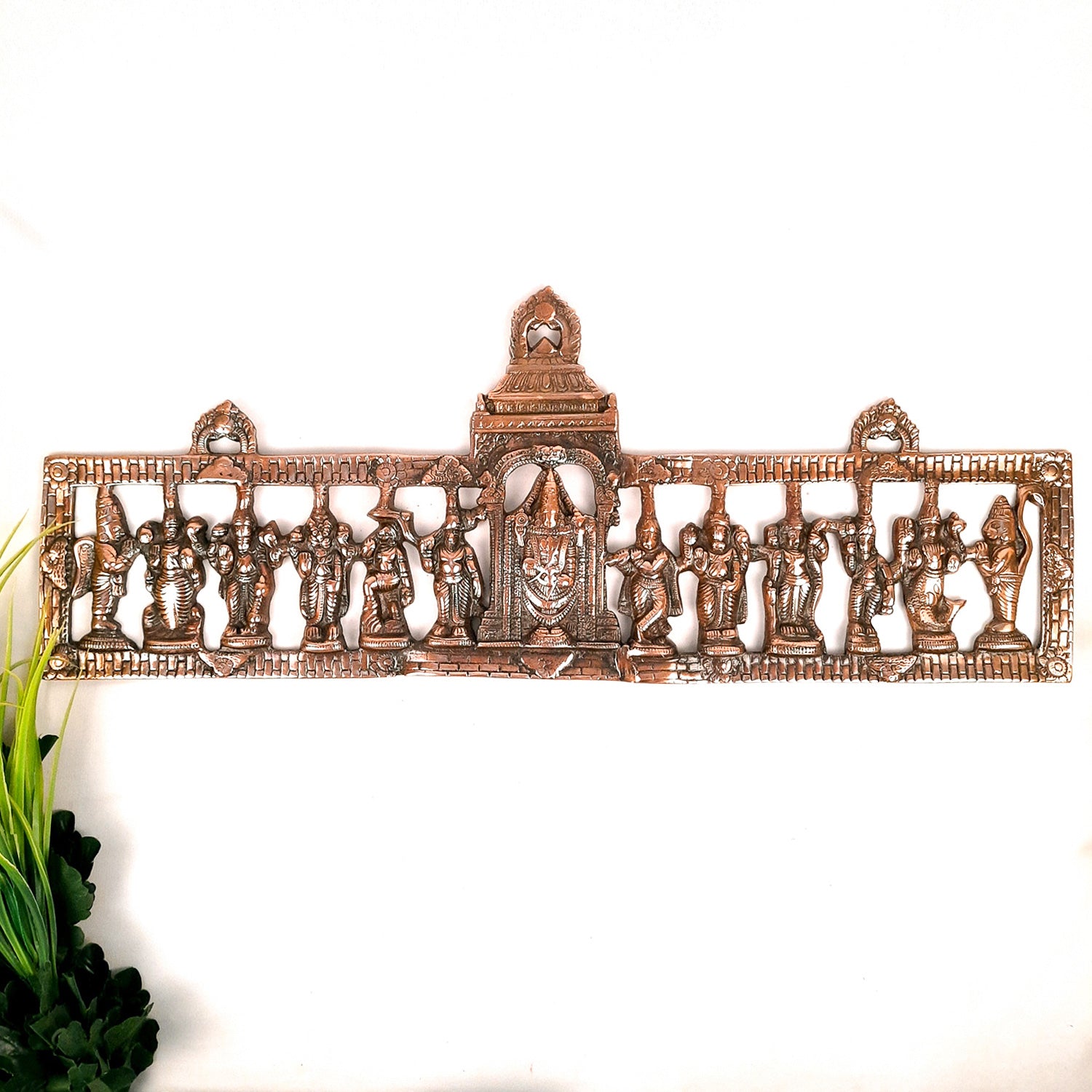 Lord Balaji Wall Hanging Idol | Shri Venkateswara Swami Wall Statue | Tirupati Balaji Wall Hanging Murti - for Home, Living Room, Office, Puja & Gift - Apkamart