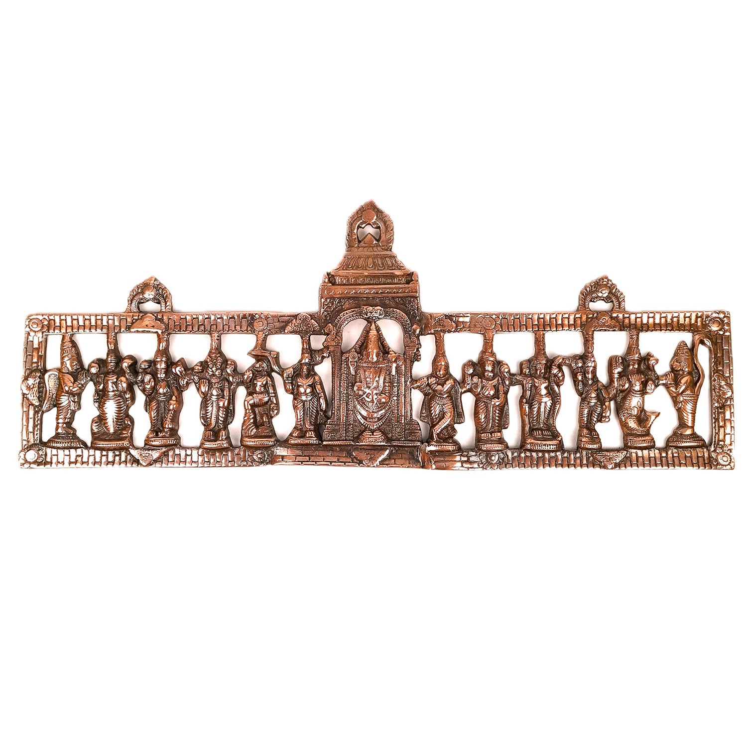Lord Balaji Wall Hanging Idol | Shri Venkateswara Swami Wall Statue | Tirupati Balaji Wall Hanging Murti - for Home, Living Room, Office, Puja & Gift - Apkamart