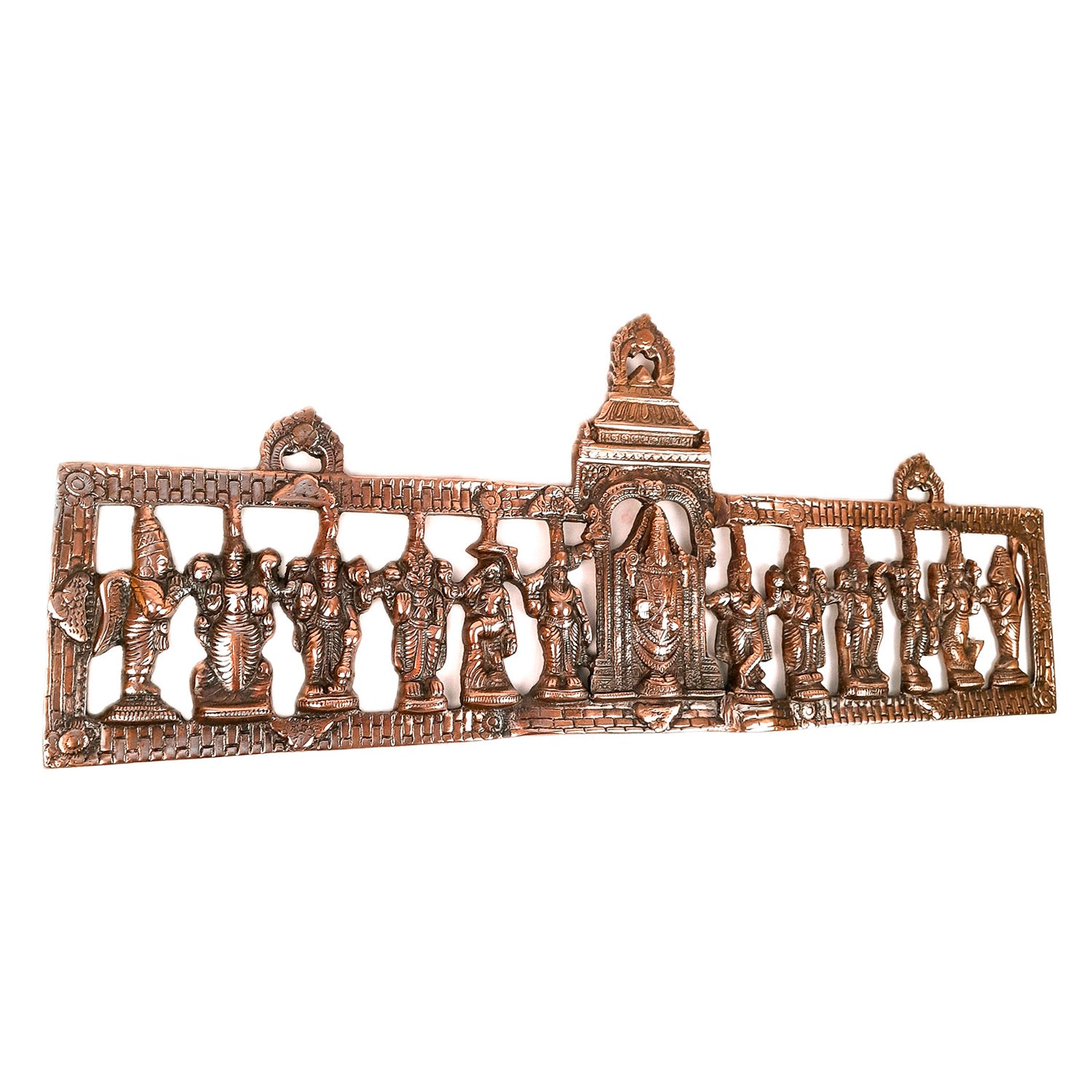 Lord Balaji Wall Hanging Idol | Shri Venkateswara Swami Wall Statue | Tirupati Balaji Wall Hanging Murti - for Home, Living Room, Office, Puja & Gift - Apkamart