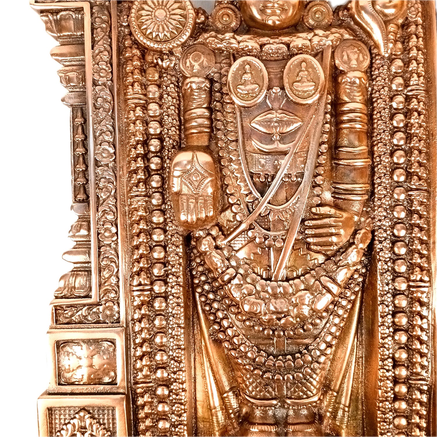 Lord Balaji Wall Hanging Statue For Big Walls | Tirupati Balaji/Shri Venkateswara Large Idol - for Home & Wall Decor, Entrance, Living Room, Office & Gifts - 27 Inch - Apkamart