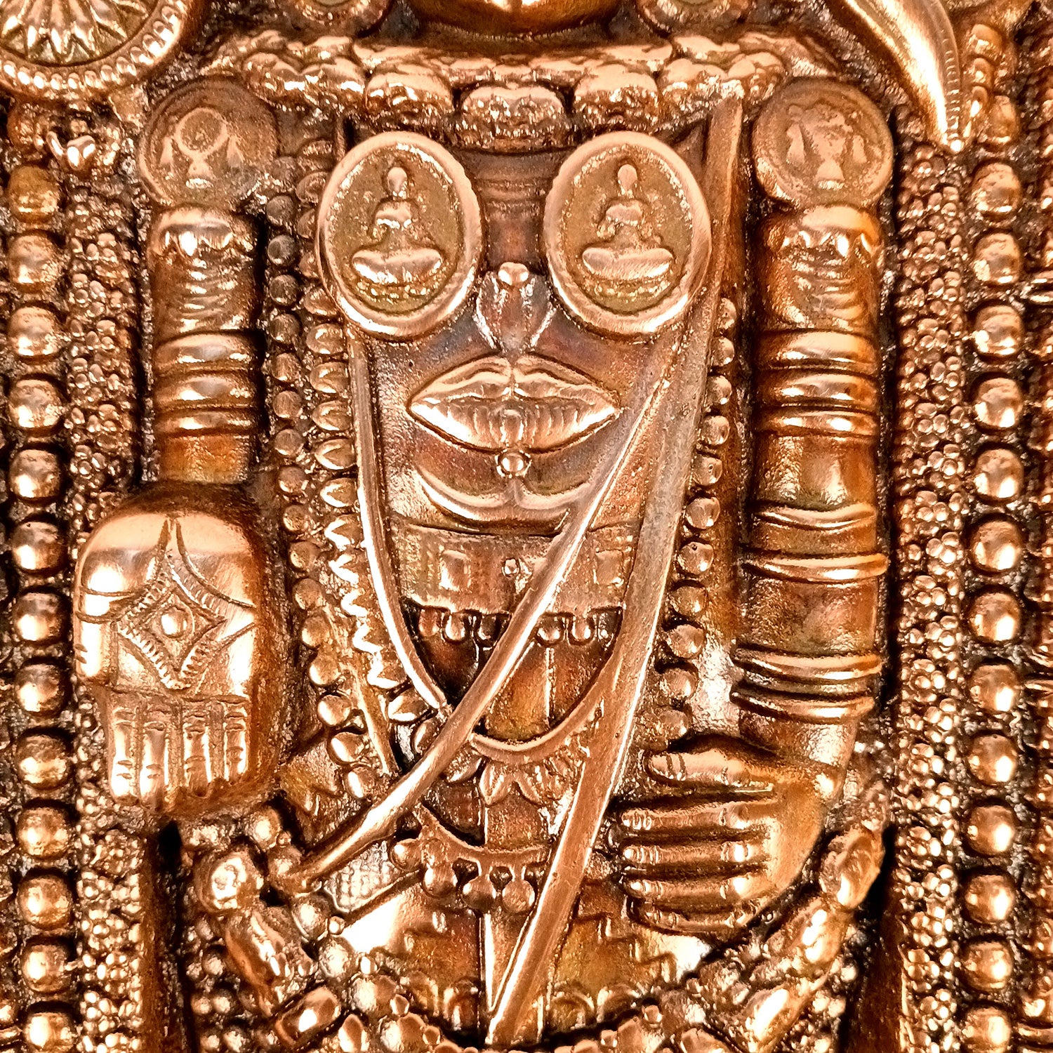 Lord Balaji Wall Hanging Statue For Big Walls | Tirupati Balaji/Shri Venkateswara Large Idol - for Home & Wall Decor, Entrance, Living Room, Office & Gifts - 27 Inch - Apkamart