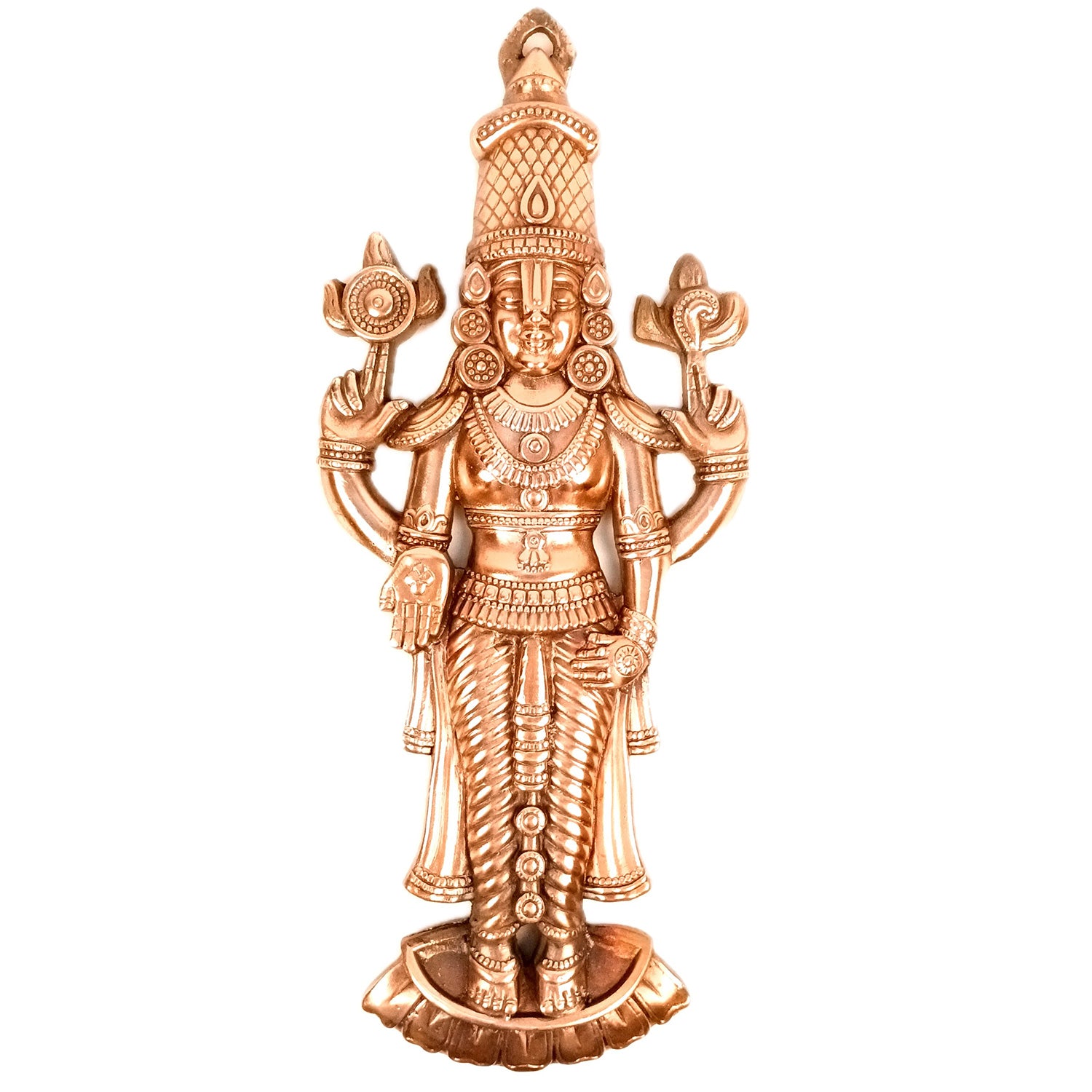 Lord Balaji Wall Hanging Statue For Big Walls | Tirupati Balaji/Shri Venkateswara Large Idol - for Home & Wall Decor, Entrance, Temple, Living Room, Office & Gifts - 22 Inch - Apkamart