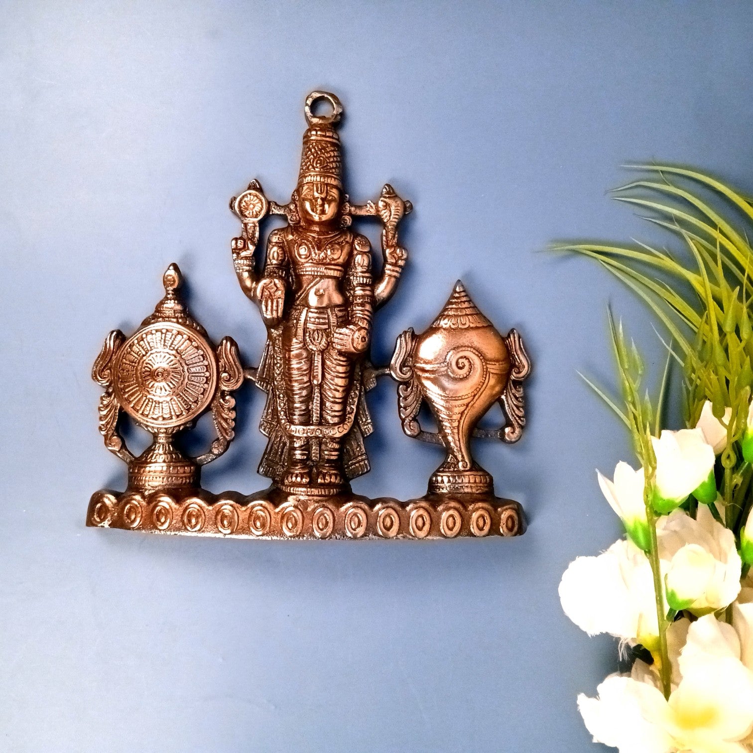 Balaji Wall Hanging for Home Decor | Decorative Wall Art for Living Room, Bedroom & Office | Wall Hanging Showpiece & Gift Item - 11 Inch - Apkamart