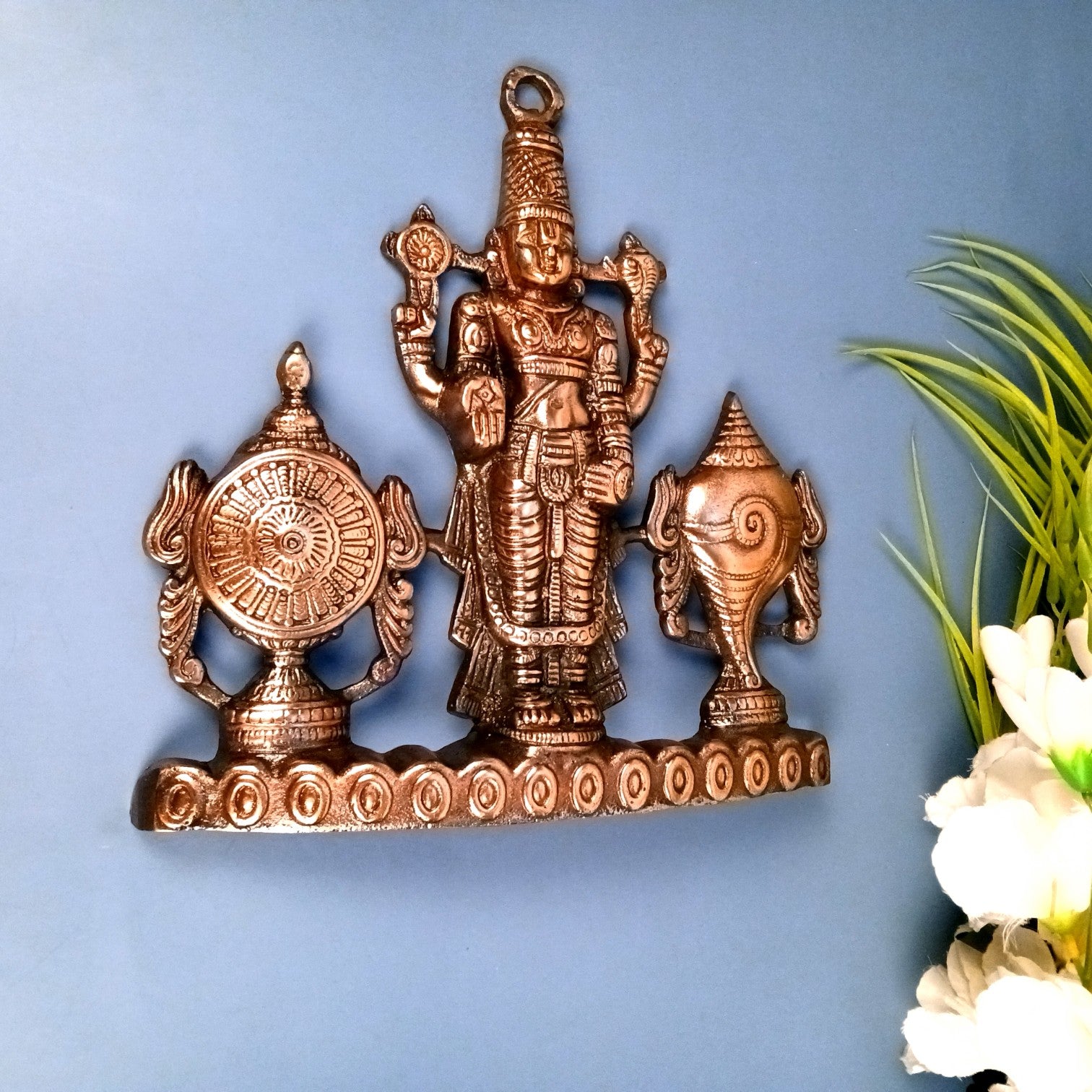 Balaji Wall Hanging for Home Decor | Decorative Wall Art for Living Room, Bedroom & Office | Wall Hanging Showpiece & Gift Item - 11 Inch - Apkamart