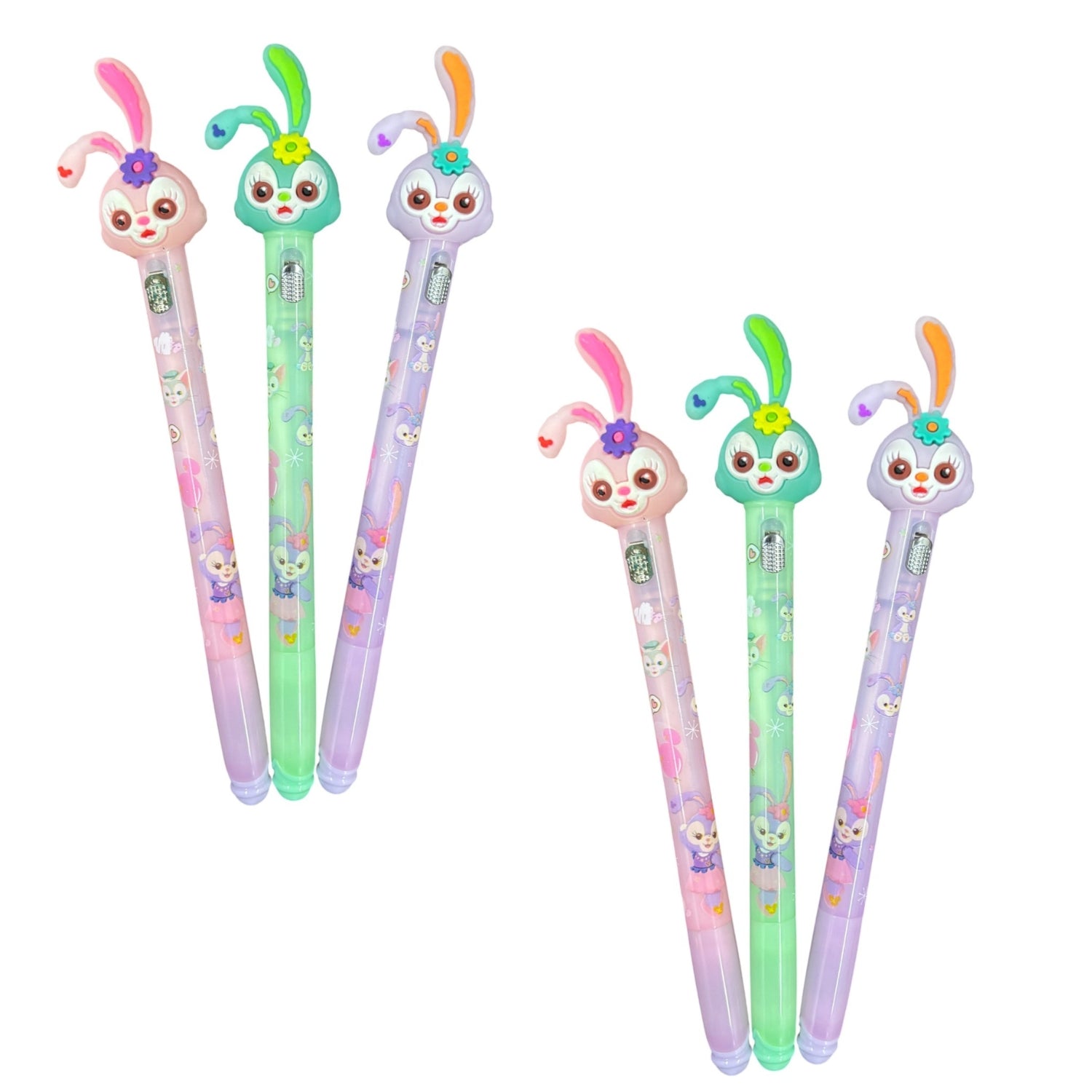 Ball Pen with LED Light | Ballpoint Pens | Writing Pen For Smooth Writing - for Kids, Girls, Boys, Students, School, Birthday Gift & Return Gifts - Apkamart #Style_Pack Of 6