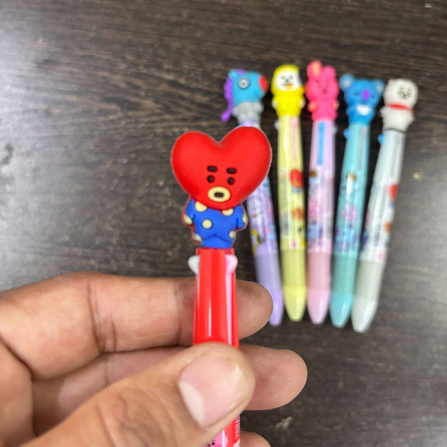 Cool & Stylish 3 in 1 Ballpoint pen - for Kids | Animal & Heart design on top |design ballpoint pen, creative pen | Best for Gift & Return Gift
