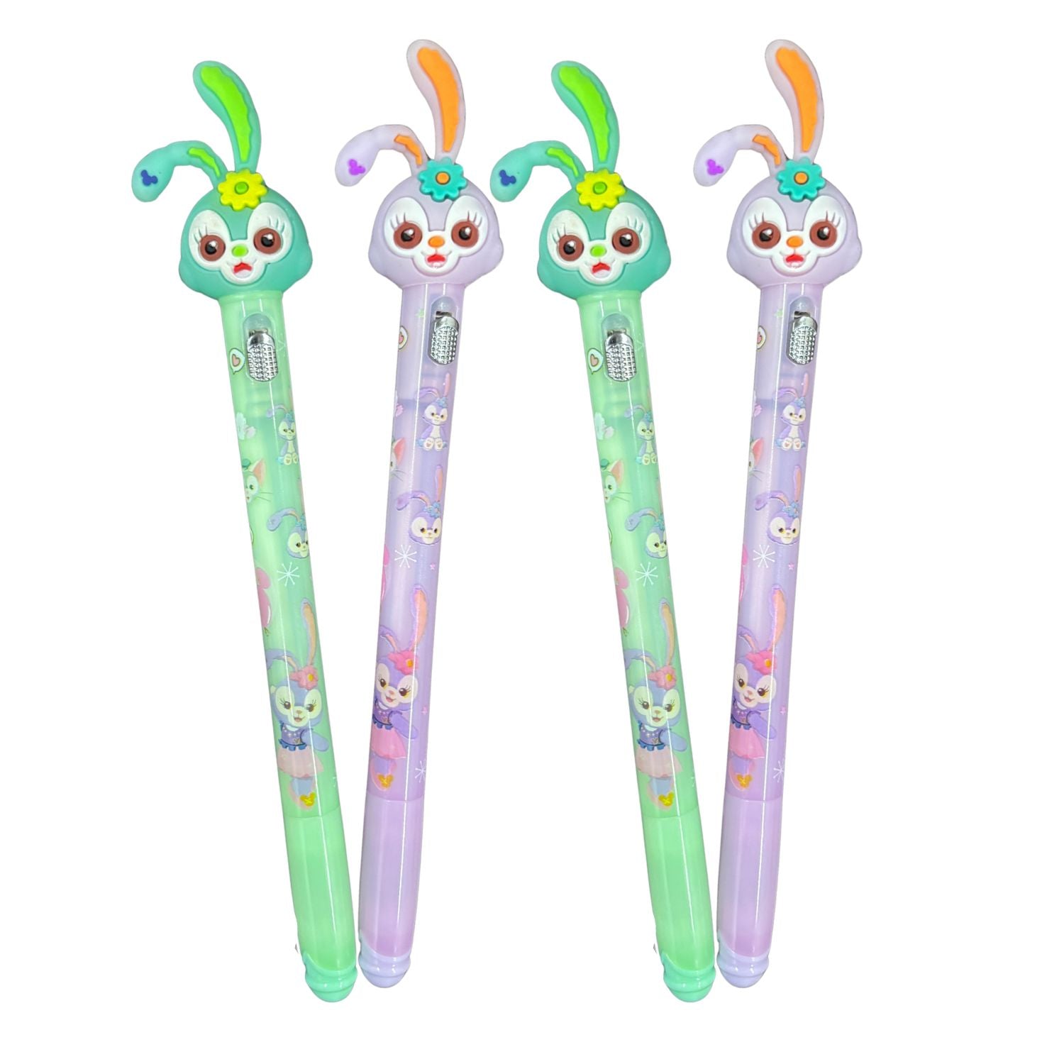 Ball Pen with LED Light | Ballpoint Pens | Writing Pen For Smooth Writing - for Kids, Girls, Boys, Students, School, Birthday Gift & Return Gifts - Apkamart #Style_Pack Of 4