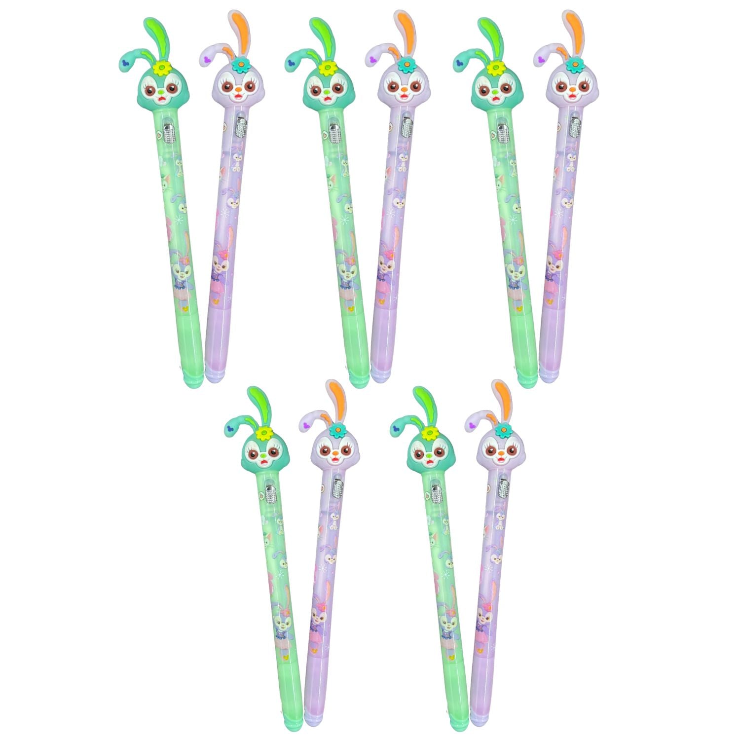 Ball Pen with LED Light | Ballpoint Pens | Writing Pen For Smooth Writing - for Kids, Girls, Boys, Students, School, Birthday Gift & Return Gifts - Apkamart #Style_Pack Of 10