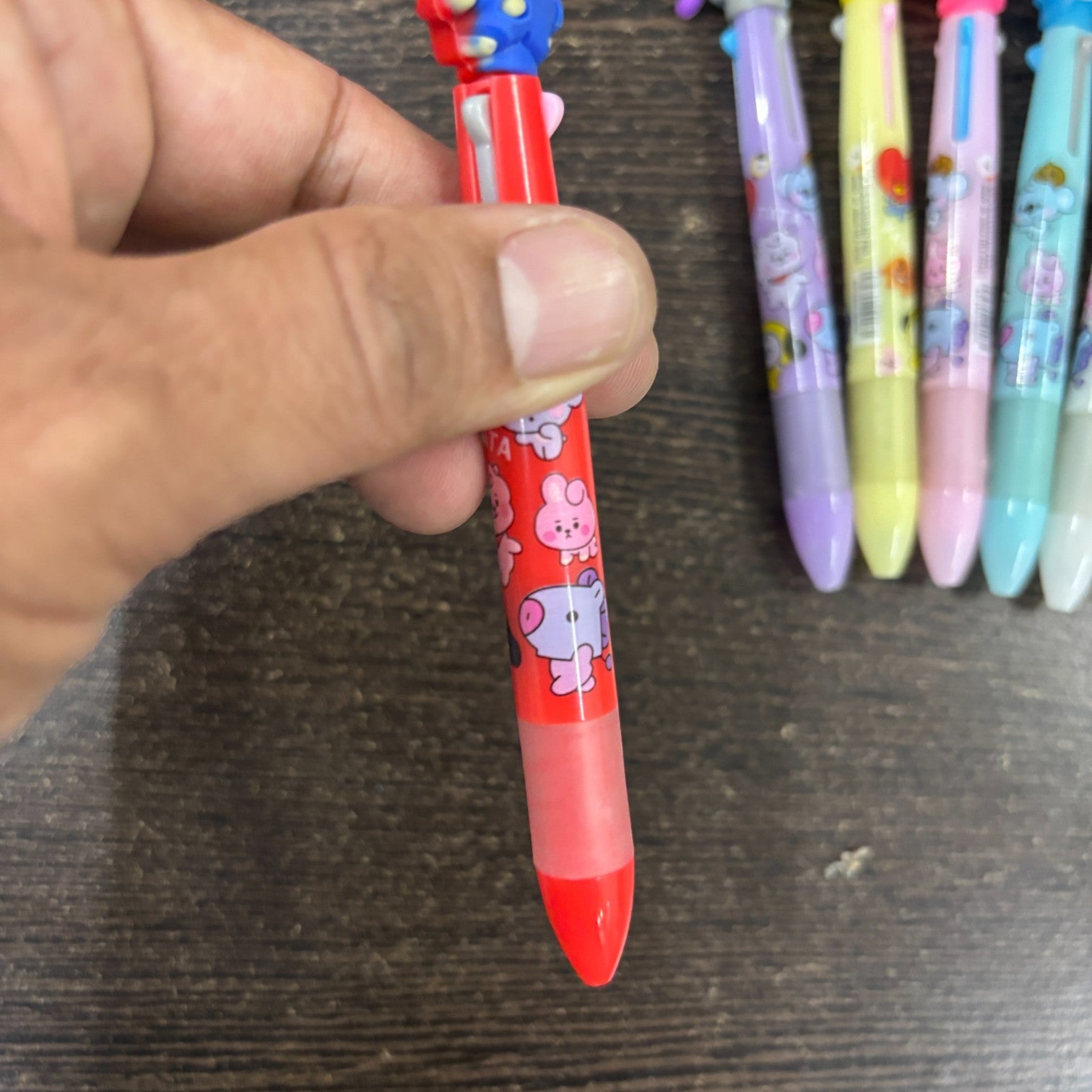 Cool & Stylish 3 in 1 Ballpoint pen - for Kids | Animal & Heart design on top |design ballpoint pen, creative pen | Best for Gift & Return Gift