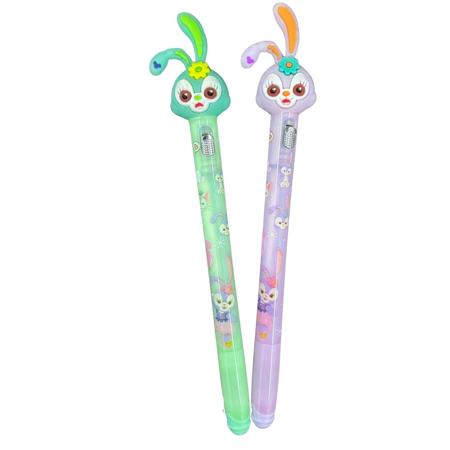 Ball Pen with LED Light | Ballpoint Pens | Writing Pen For Smooth Writing - for Kids, Girls, Boys, Students, School, Birthday Gift & Return Gifts - Apkamart #Style_Pack Of 2