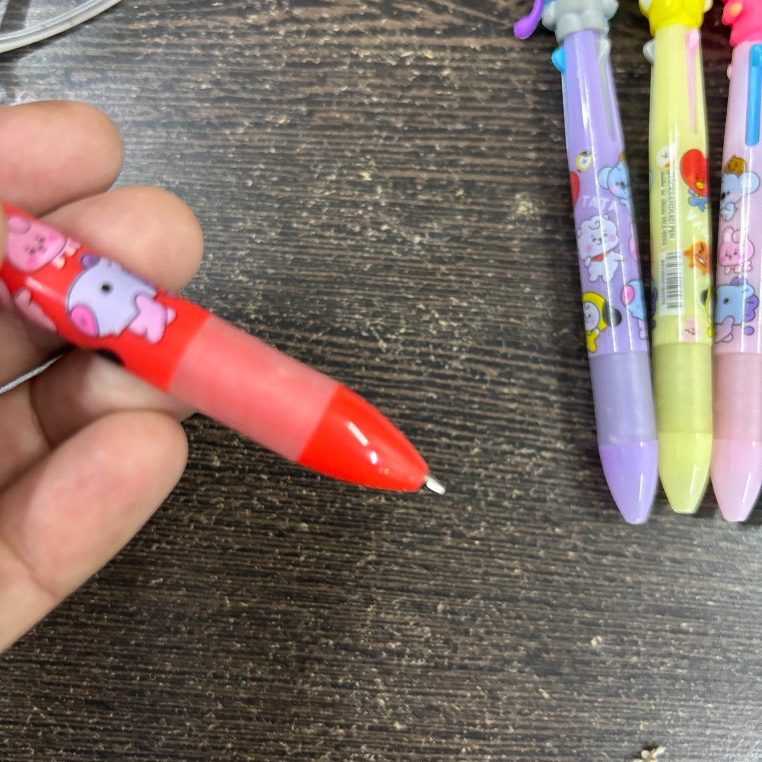 Cool & Stylish 3 in 1 Ballpoint pen - for Kids | Animal & Heart design on top |design ballpoint pen, creative pen | Best for Gift & Return Gift