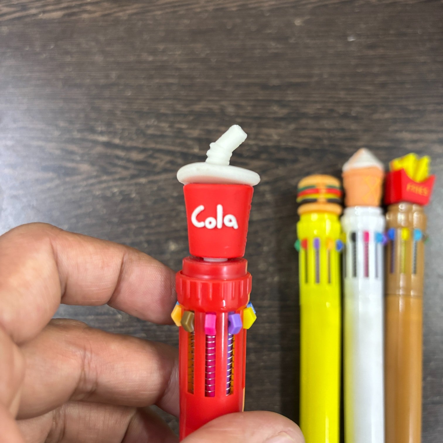 4 in 1 Mini Multicolor Ballpoint Pen | Push Button Pen for Students, Kids, Girls, Boys, School, Drawing, Birthday Gift & Return Gifts