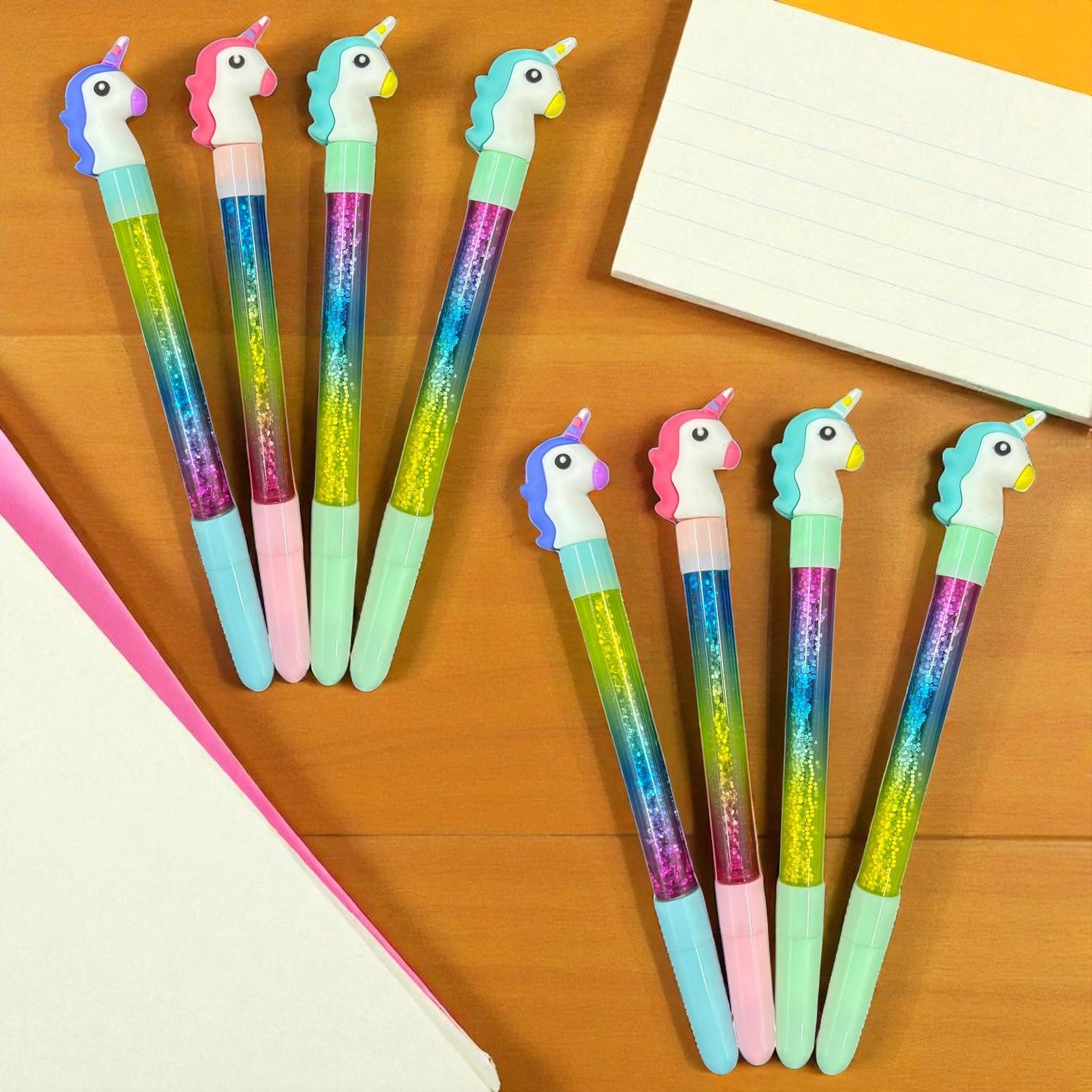 Ballpoint Pens | Ball Pen | Writing Pen For Smooth Writing - for Kids, Girls, Boys, Students, School, Birthday Gift & Return Gifts -Pack of 2 - Apkamart #Style_Pack Of 8