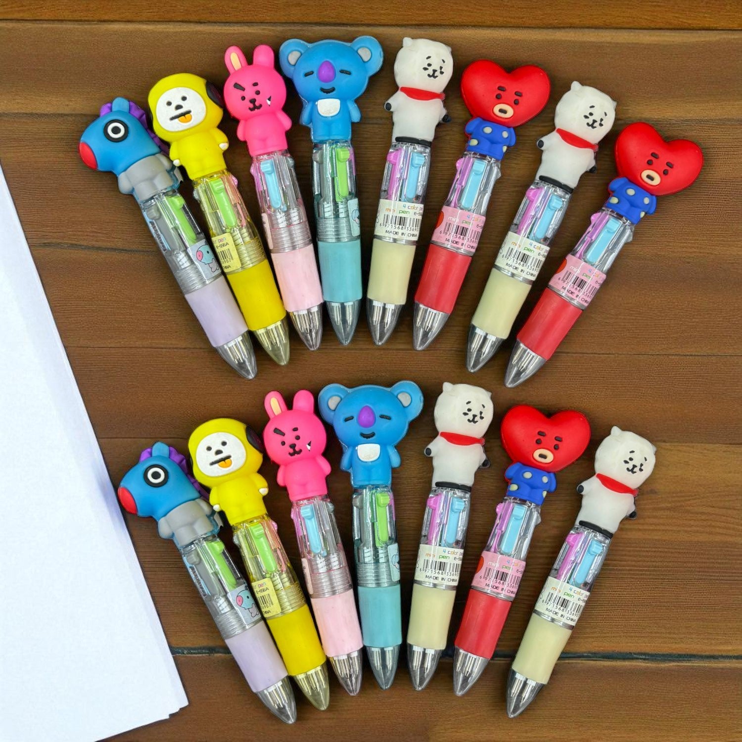 Mini Ball Pen | Ballpoint Pen | Push Button Multicolor Pen - for Students, Kids, Girls, Boys, School, Drawing, Birthday Gift & Return Gifts - Pack of 2 - Apkamart #Style_Pack Of 15