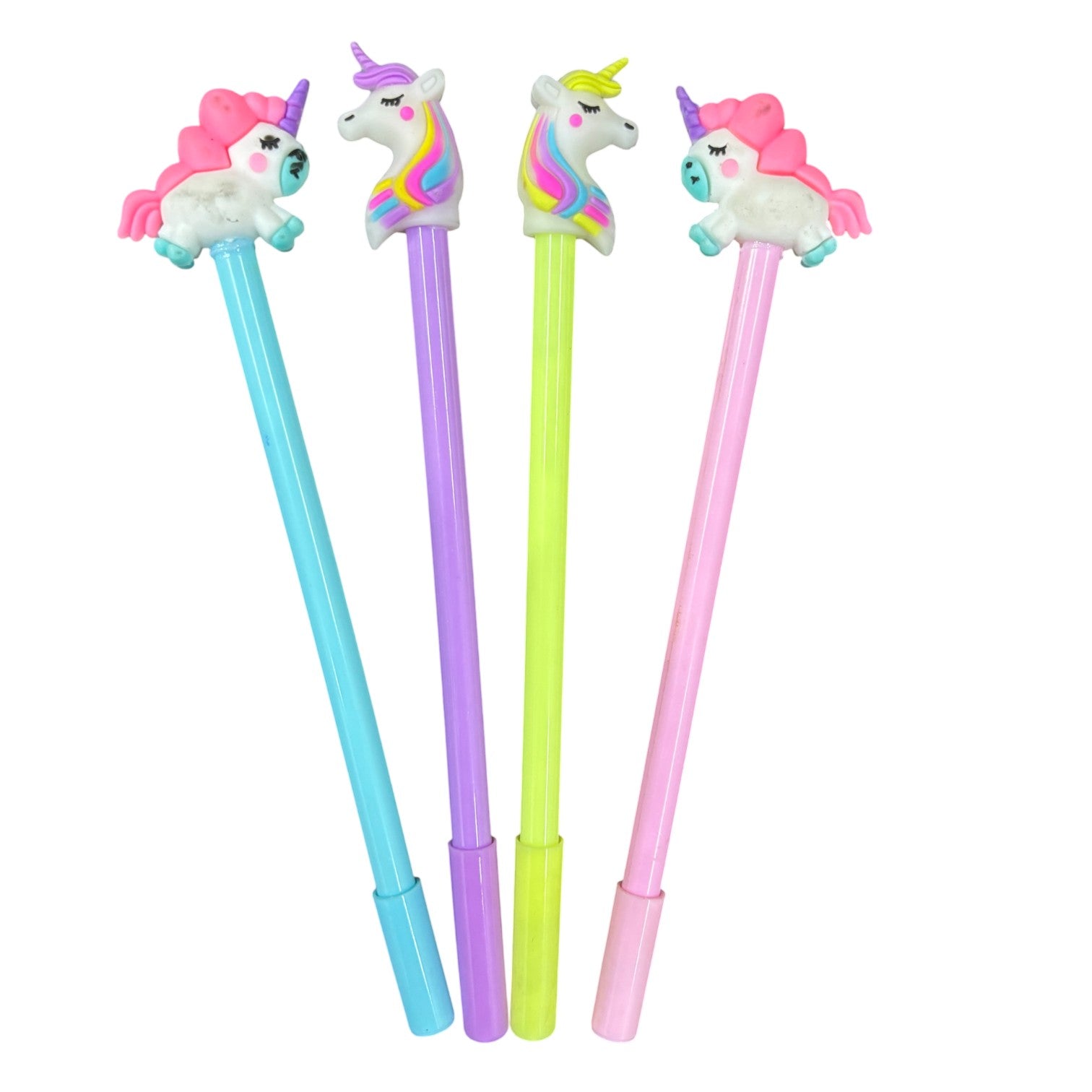 Ball Pen | Gel Pens - Astronaut & Unicorn Design - for Kids, Girls, Boys, Students, School, Birthday Gift & Return Gifts- Pack of 2 - Apkamart #Style_Pack Of 4