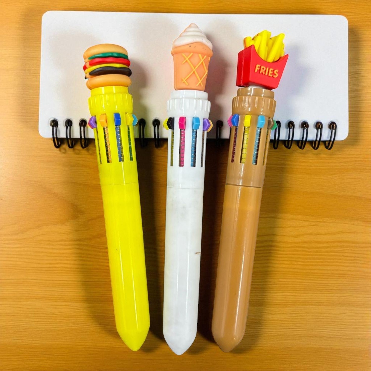 4 in 1 Mini Multicolor Ballpoint Pen | Push Button Pen for Students, Kids, Girls, Boys, School, Drawing, Birthday Gift & Return Gifts | Pack of 2 - Apkamart #Style_Pack Of 3