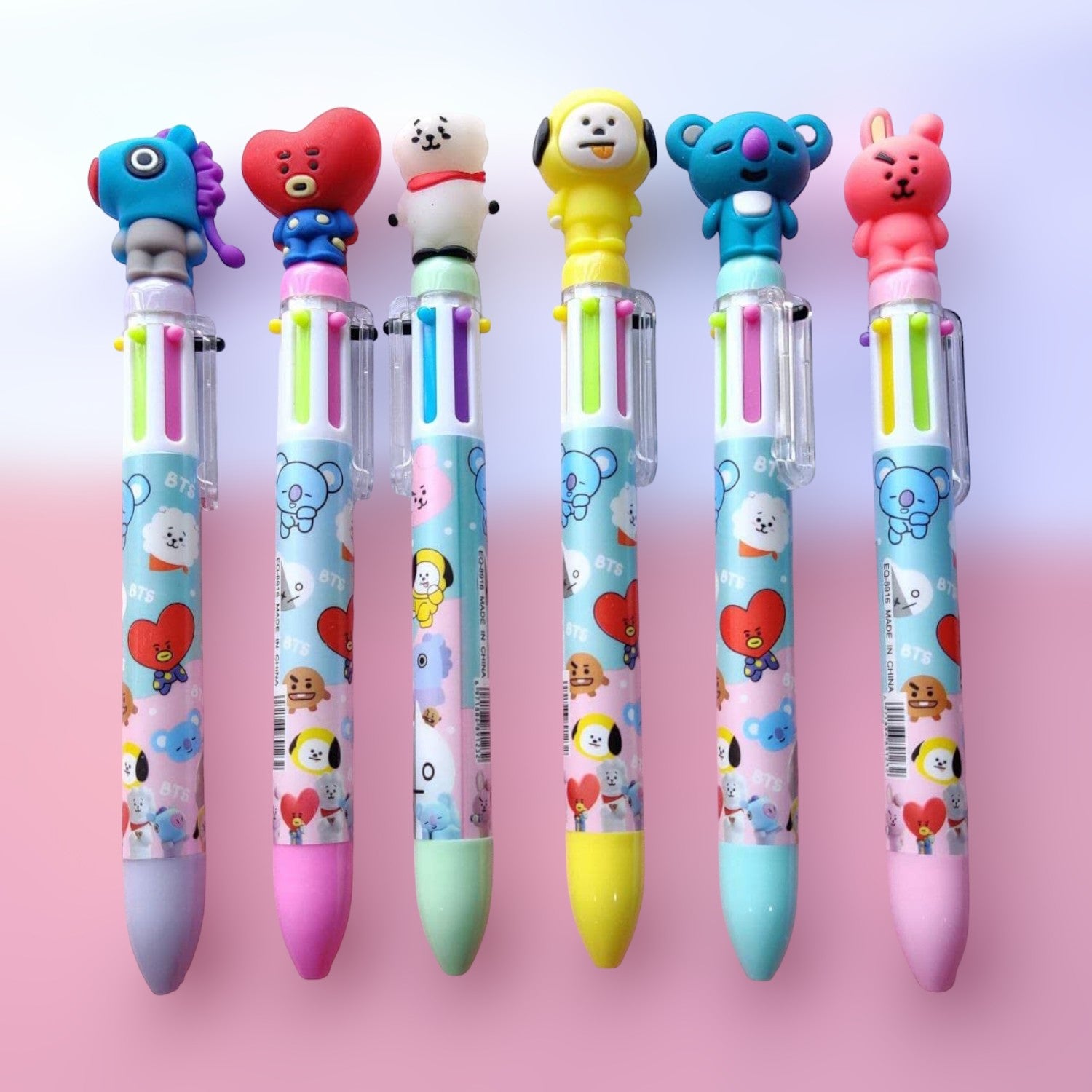 Cool & Stylish 3 in 1 Ballpoint pen - for Kids | Animal & Heart design on top |design ballpoint pen, creative pen | Best for Gift & Return Gift