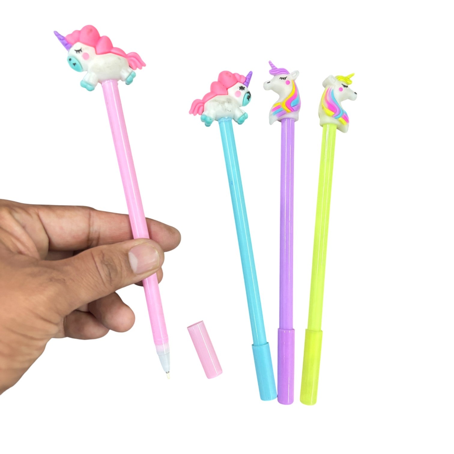 Ball Pen | Gel Pens - Astronaut & Unicorn Design - for Kids, Girls, Boys, Students, School, Birthday Gift & Return Gifts- Pack of 2 - Apkamart #Style_Pack Of 4
