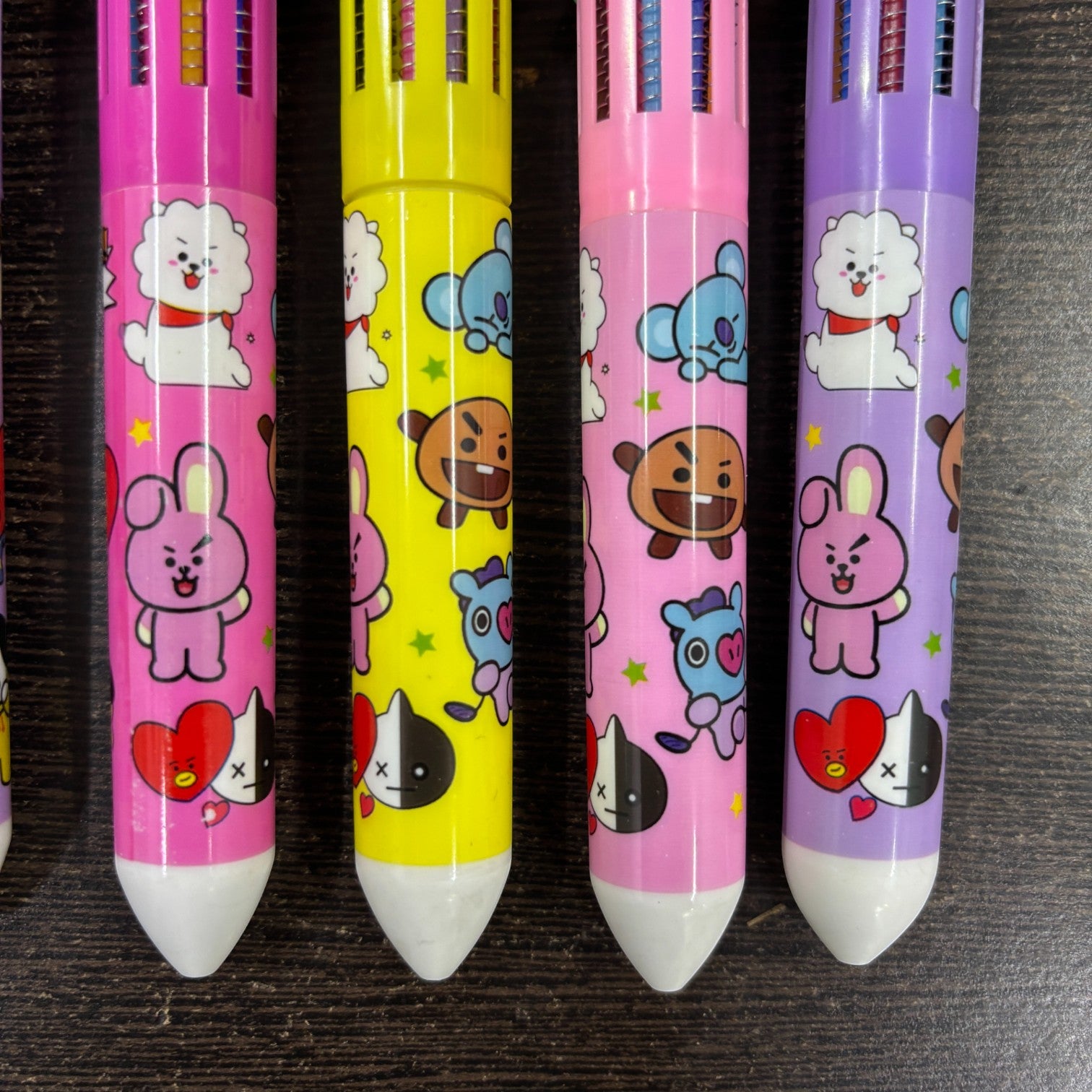 Cool & Stylish 10-in-1 Multi Color Ballpoint pen - for Kids | Animal & Heart design on top |design ballpoint pen, creative pen | Best for Gift & Return Gift