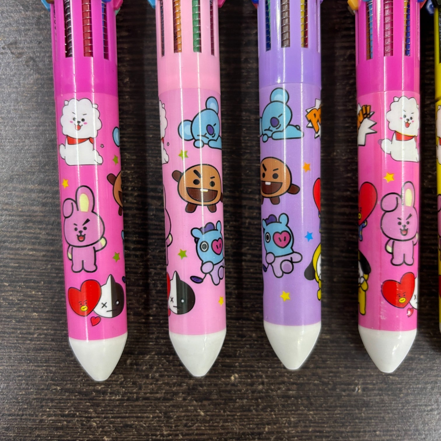 Cool & Stylish 10-in-1 Multi Color Ballpoint pen - for Kids | Animal & Heart design on top |design ballpoint pen, creative pen | Best for Gift & Return Gift